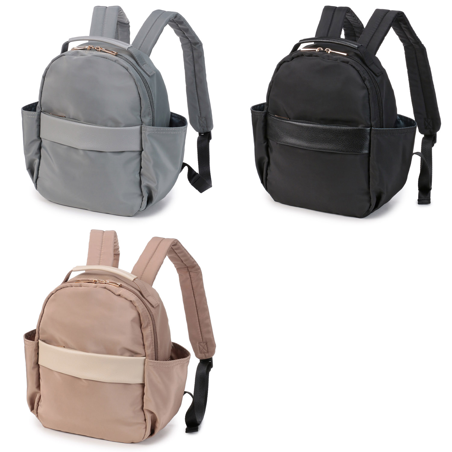 コンパクト多収納リュックサック - 画像1