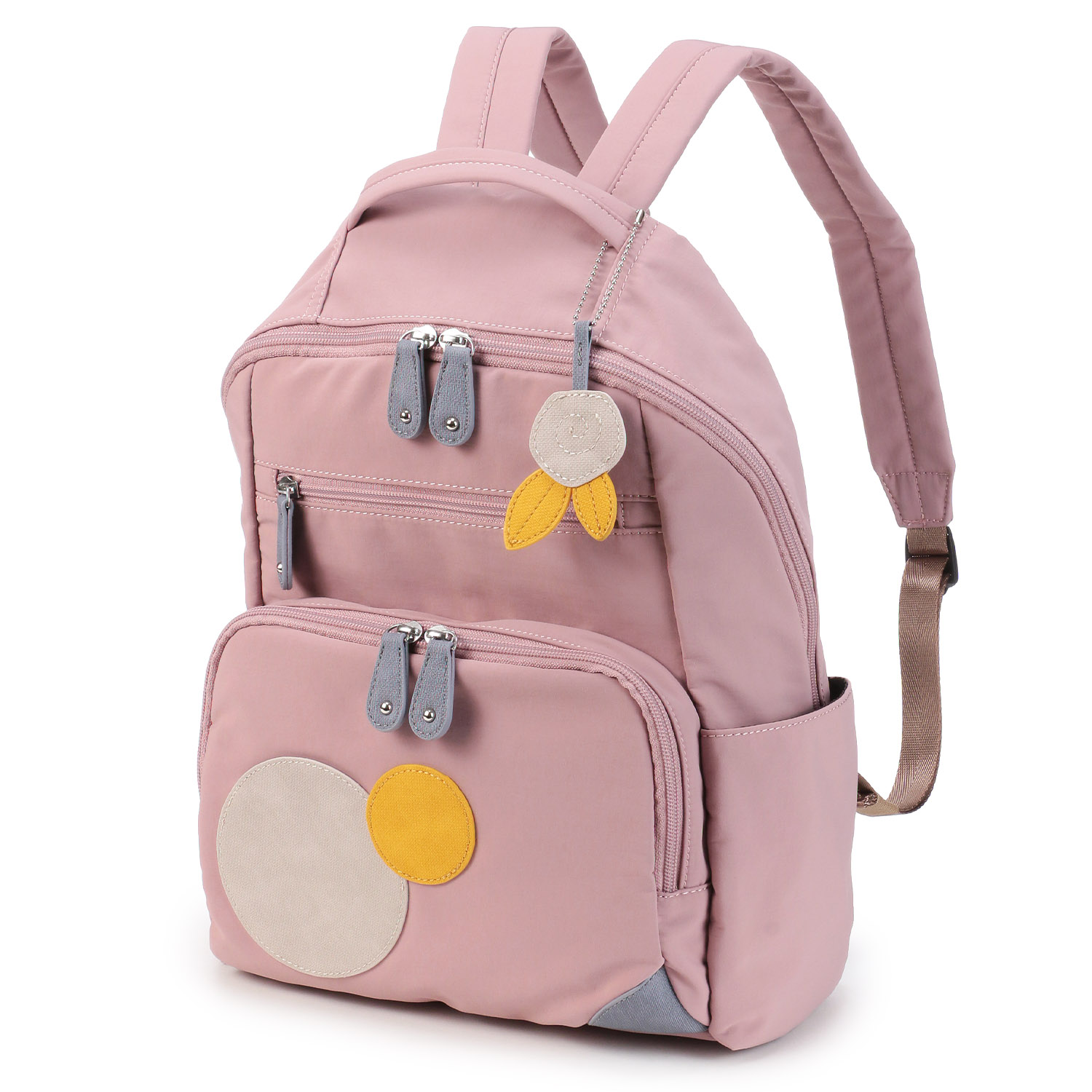 ZAZAシワナイロンサークルリュックサック - 画像8