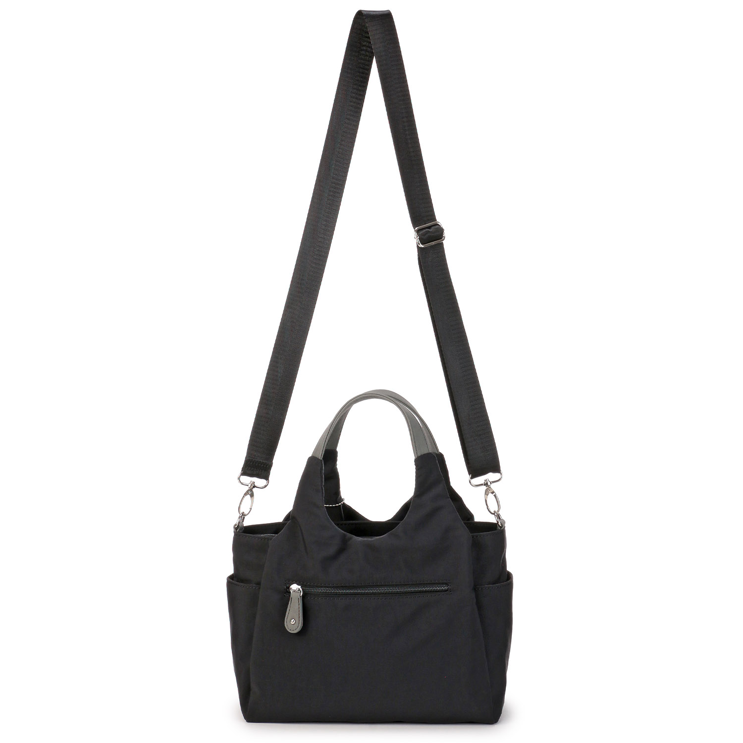 ZAZAシワナイロンサークル2WAYバッグ - 画像4