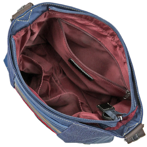 デニム丸パッチショルダーバッグ - 画像8