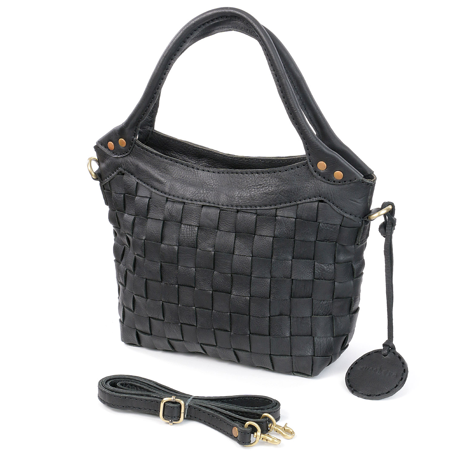 zucchero 牛革メッシュ2WAYバッグ - 画像2