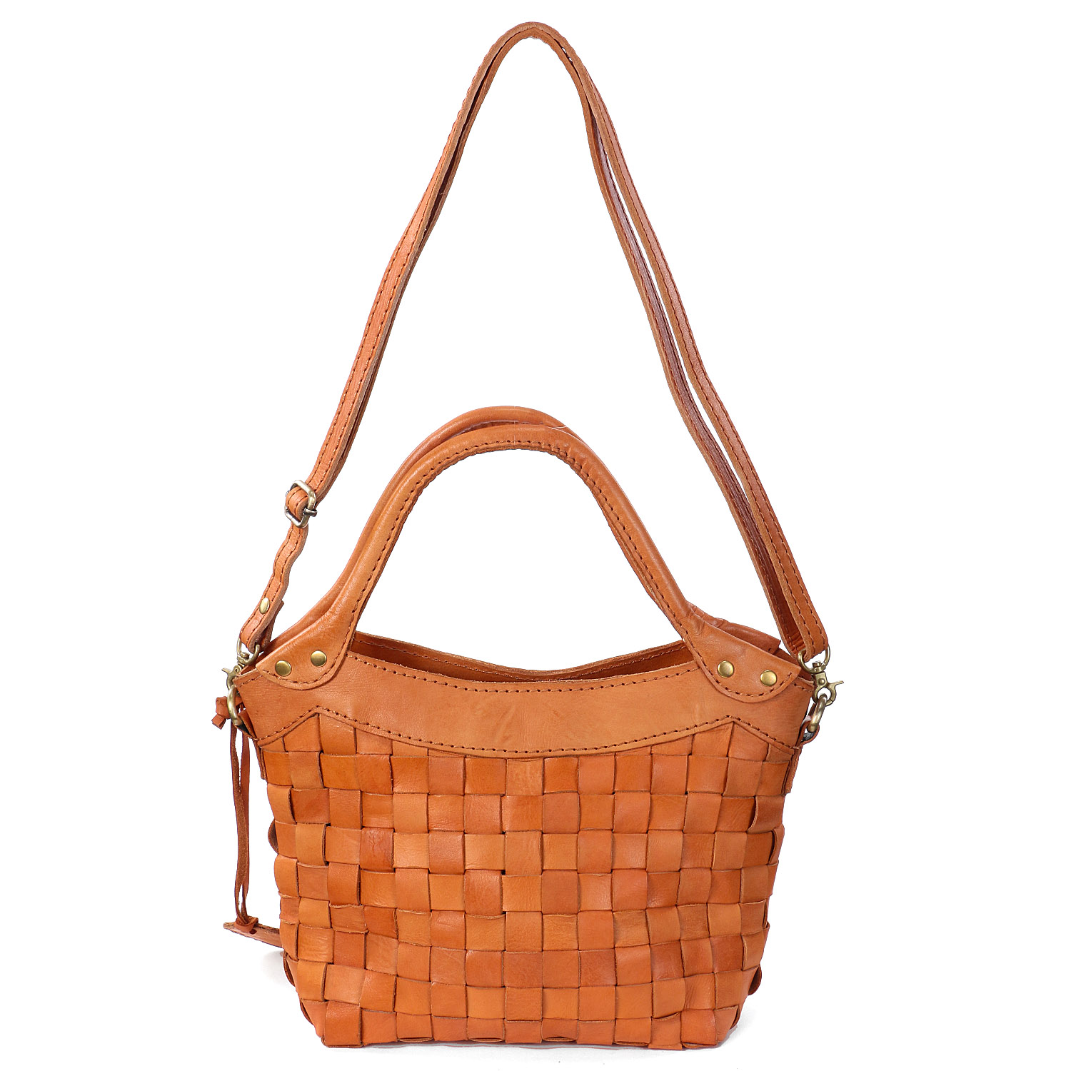 zucchero 牛革メッシュ2WAYバッグ - 画像4