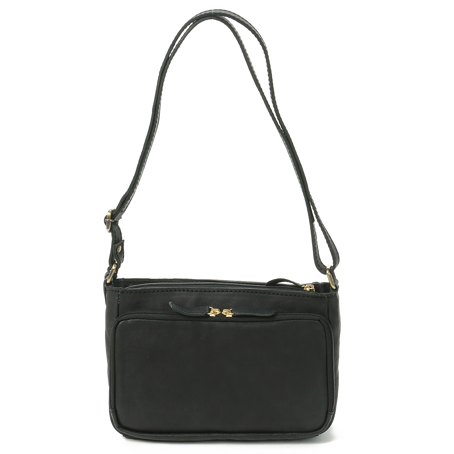 zucchero 牛革メッシュお財布機能付きショルダーバッグ - 画像2