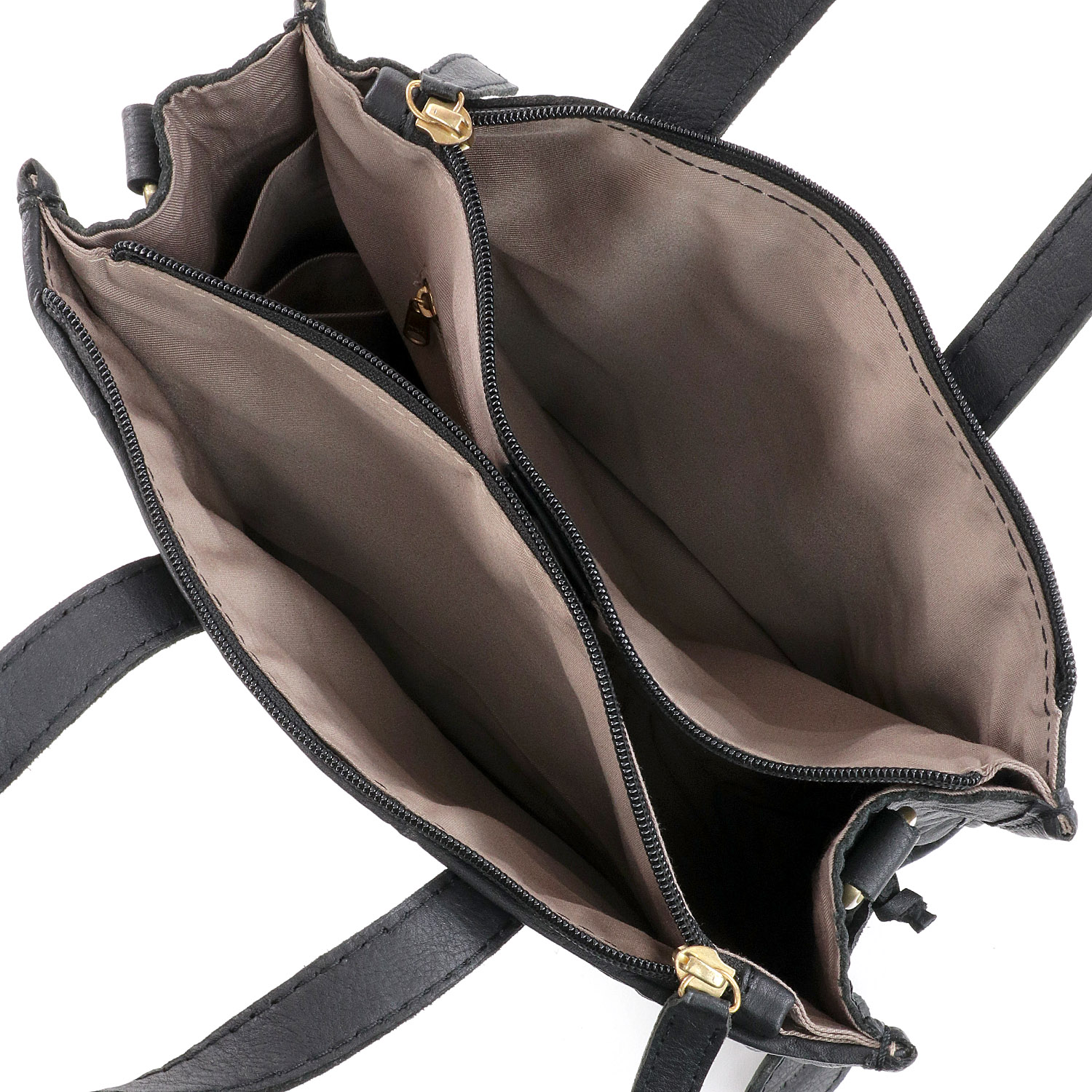 zucchero 牛革メッシュスクエアバッグ - 画像3