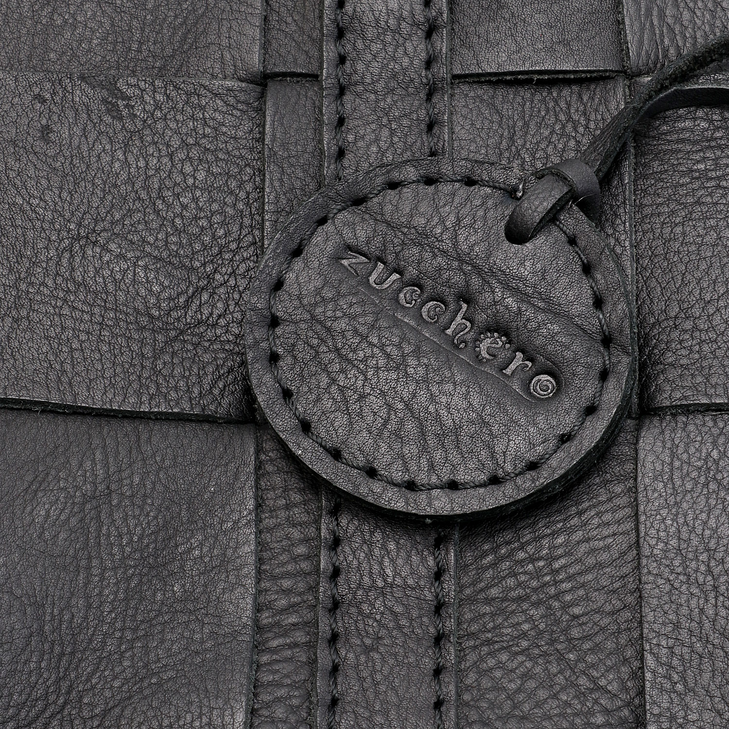 zucchero 牛革メッシュスクエアバッグ - 画像5