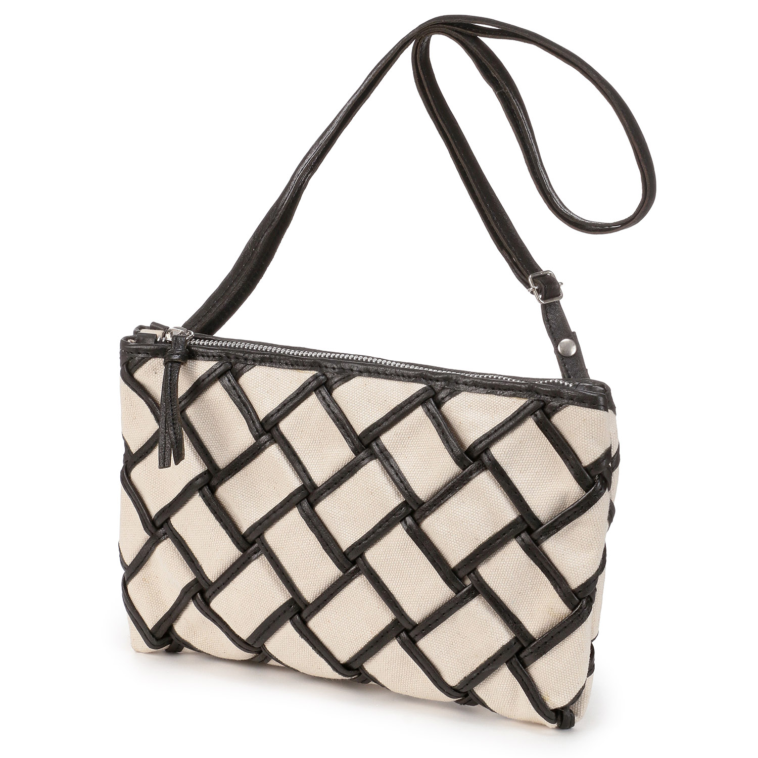 zucchero マファルダ帆布メッシュポシェット - 画像2