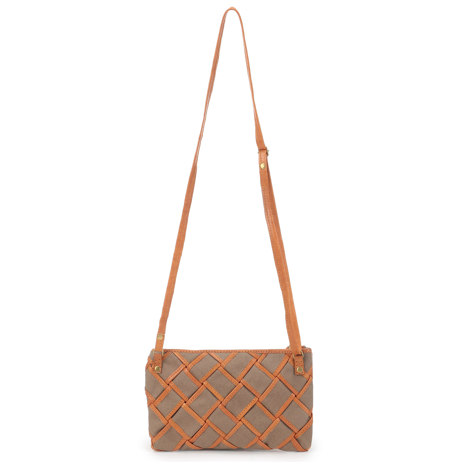 zucchero マファルダ帆布メッシュポシェット - 画像4