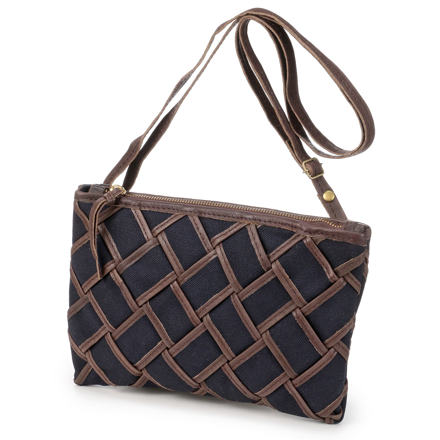 zucchero マファルダ帆布メッシュポシェット - 画像7