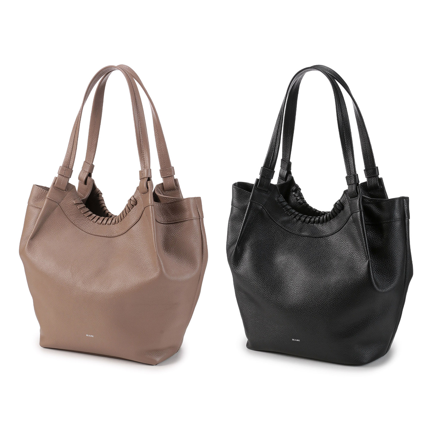 BEAURE オーバーロックバルーントートバッグ - 画像2