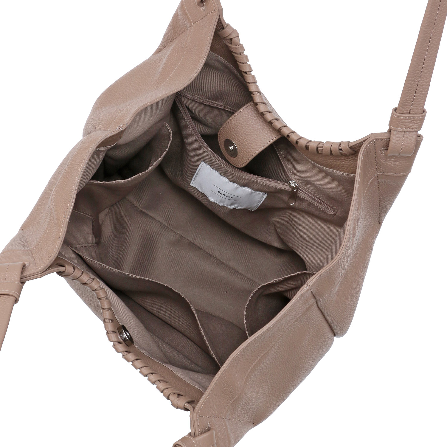 BEAURE オーバーロックバルーントートバッグ - 画像5