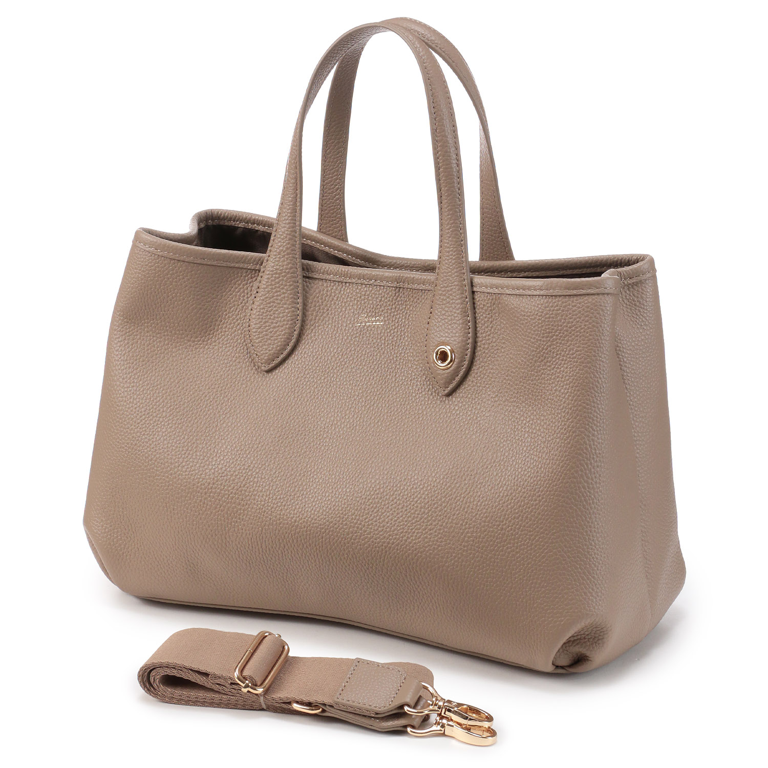 BEAURE カウレザーA4トートバッグ - 画像4