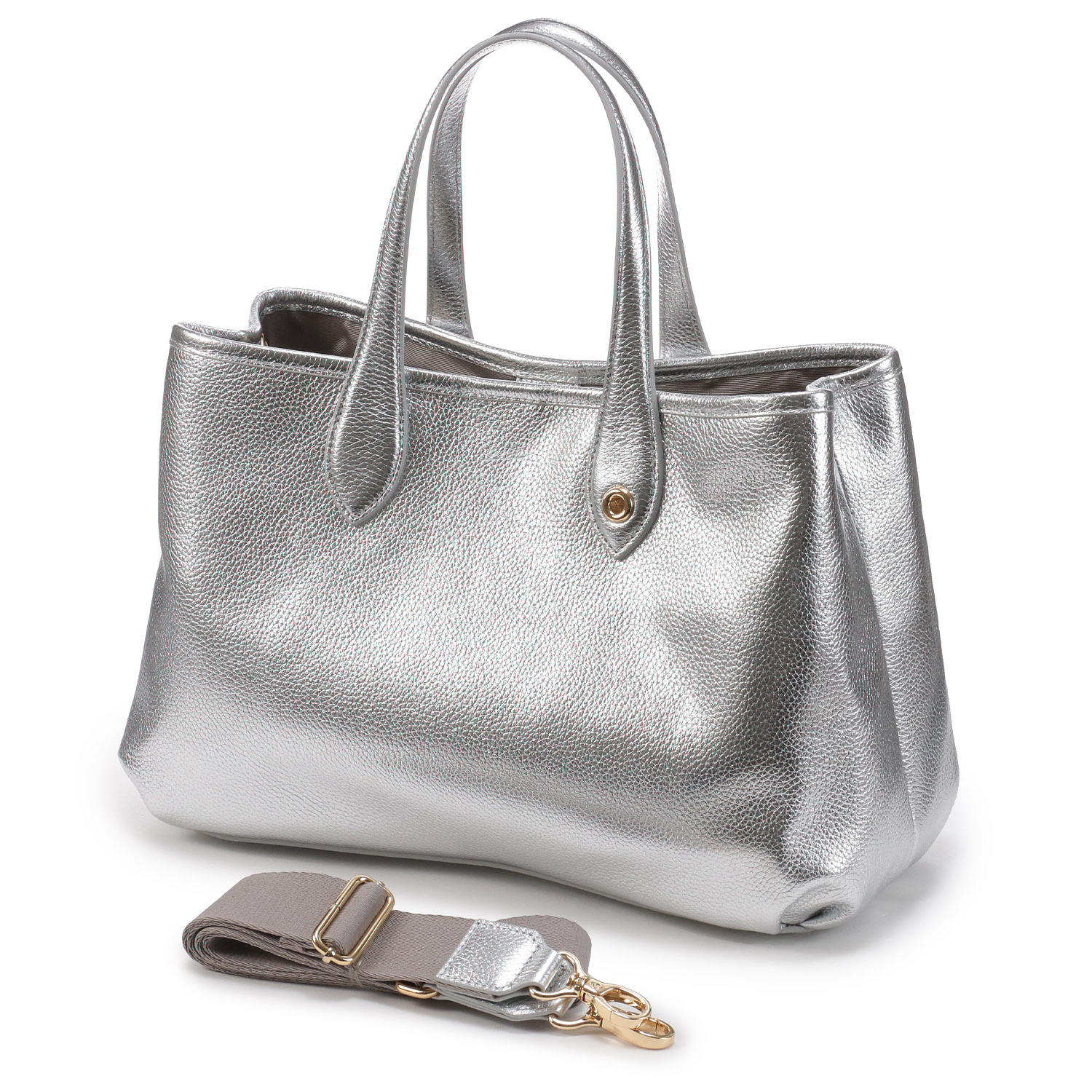 BEAURE カウレザーA4トートバッグ - 画像9