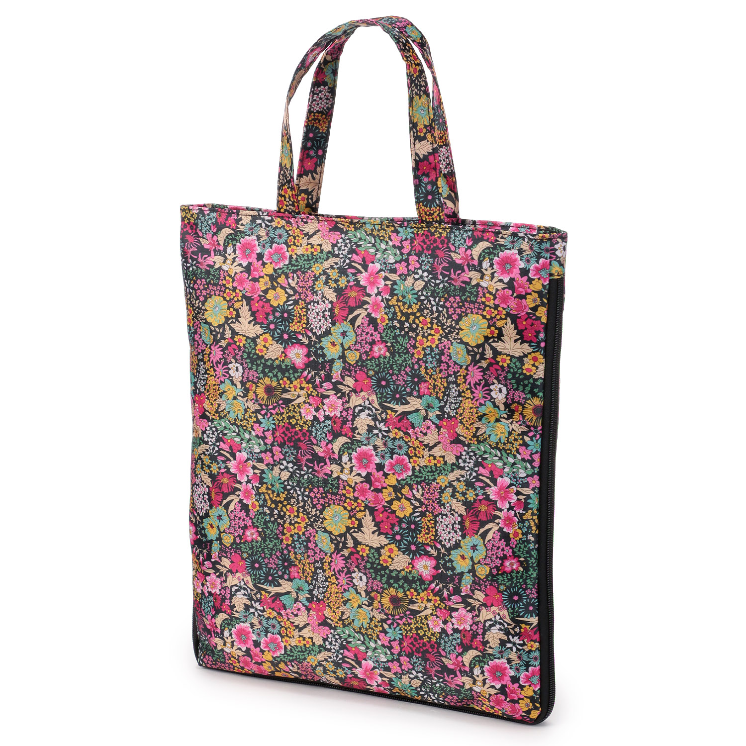 【エトワール別注柄】フラワーボタニカル柄A4拡張縦型バッグ - 画像4