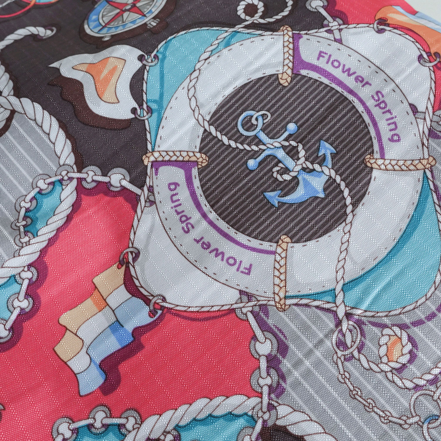 【エトワール別注柄】錨とロープ柄A4拡張縦型バッグ - 画像2