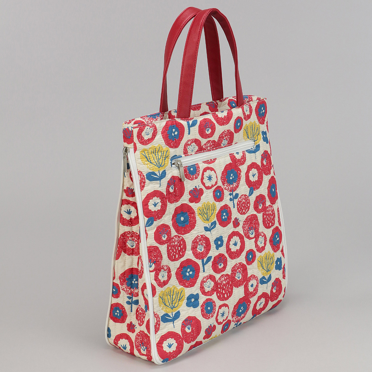 【エトワールオリジナル】北欧キルトA4拡張縦型バッグ - 画像8