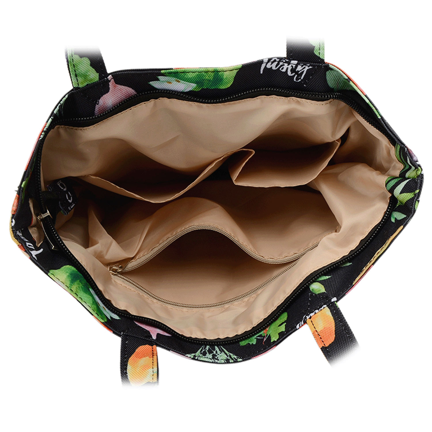 カラフルマルシェ柄A4拡張縦型バッグ - 画像6