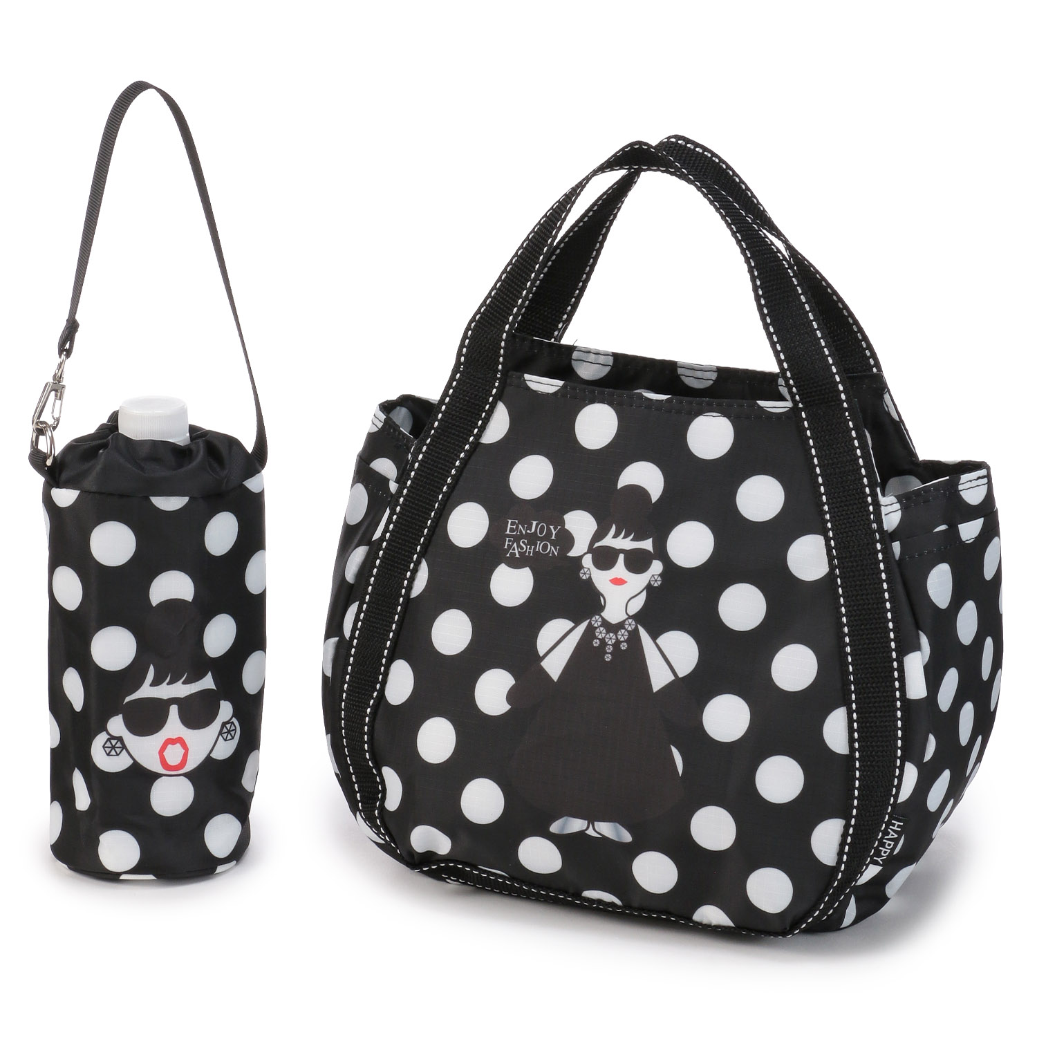 【エトワールオリジナル】保冷レディエマ柄ボトル付きバッグ バルーン小 - 画像6