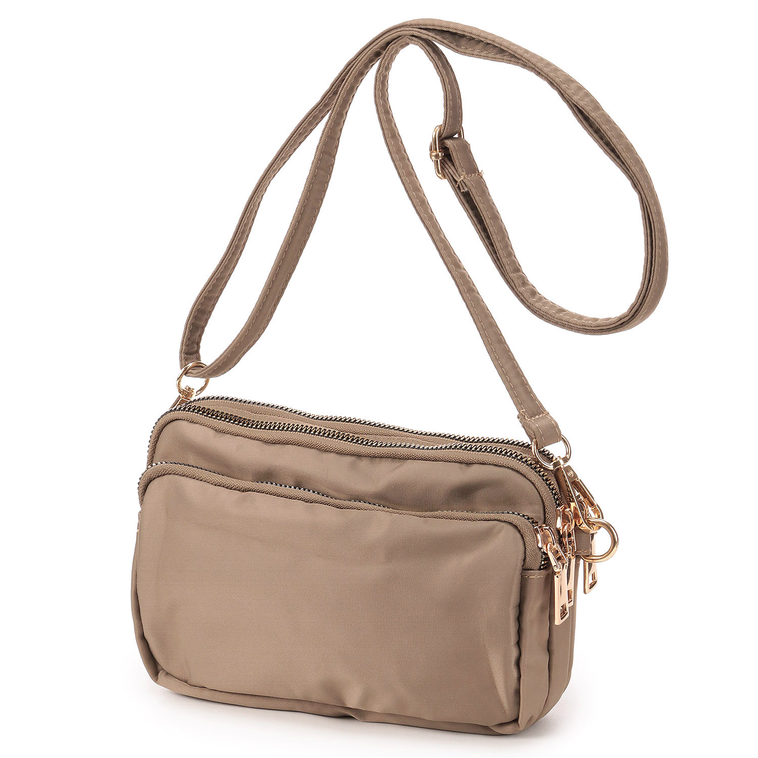 3ポケット多機能ショルダーバッグ - 画像4