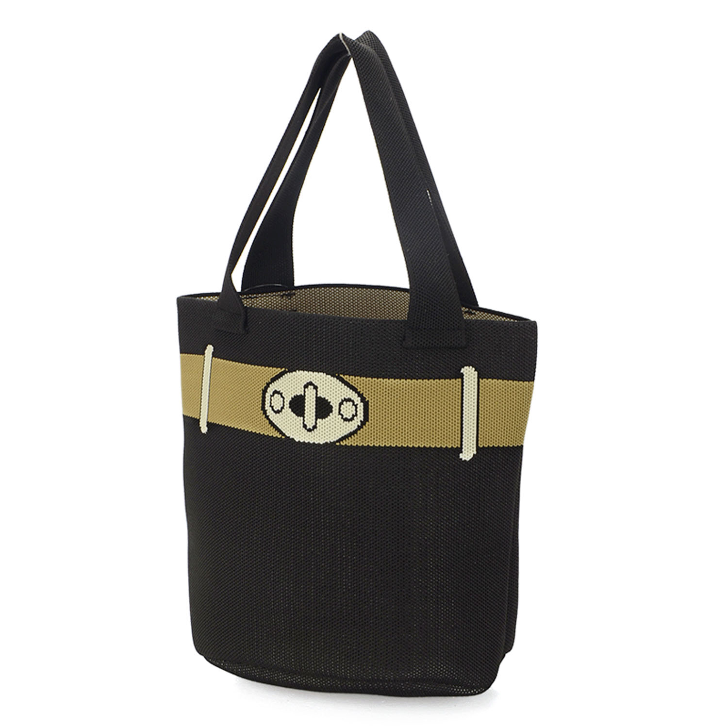 だまし絵ニットトートバッグ - 画像3