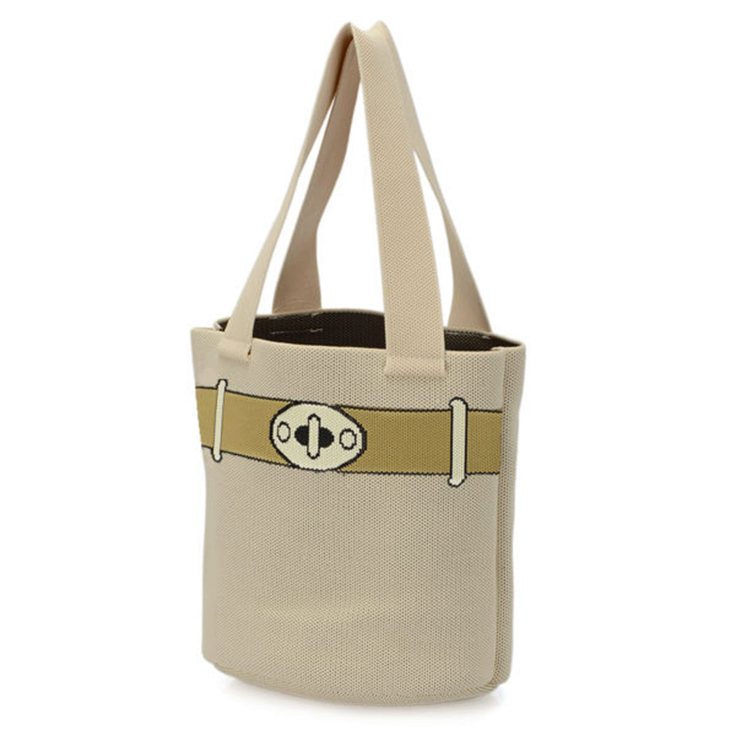 だまし絵ニットトートバッグ - 画像4