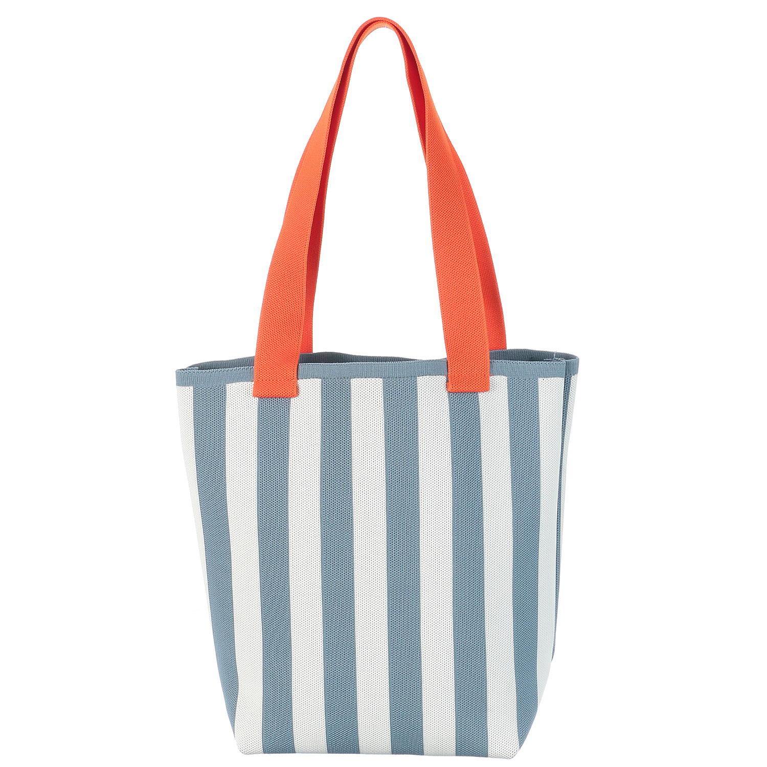 【エトワール別注柄】ストライプロゴ柄ニットトートバッグ - 画像4