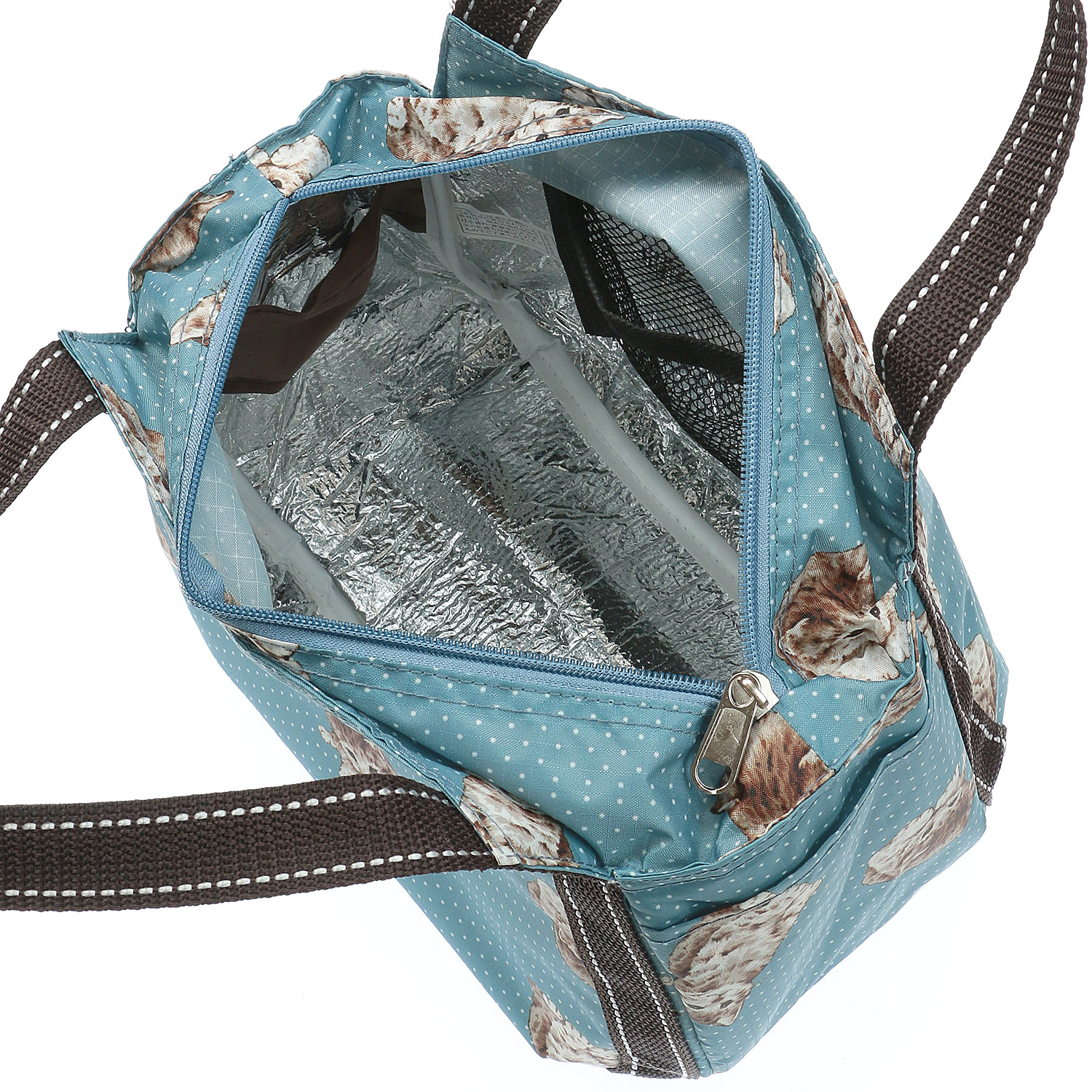 【エトワール先行販売】保冷ドット猫柄ボトル付きバッグ バルーン小 - 画像7