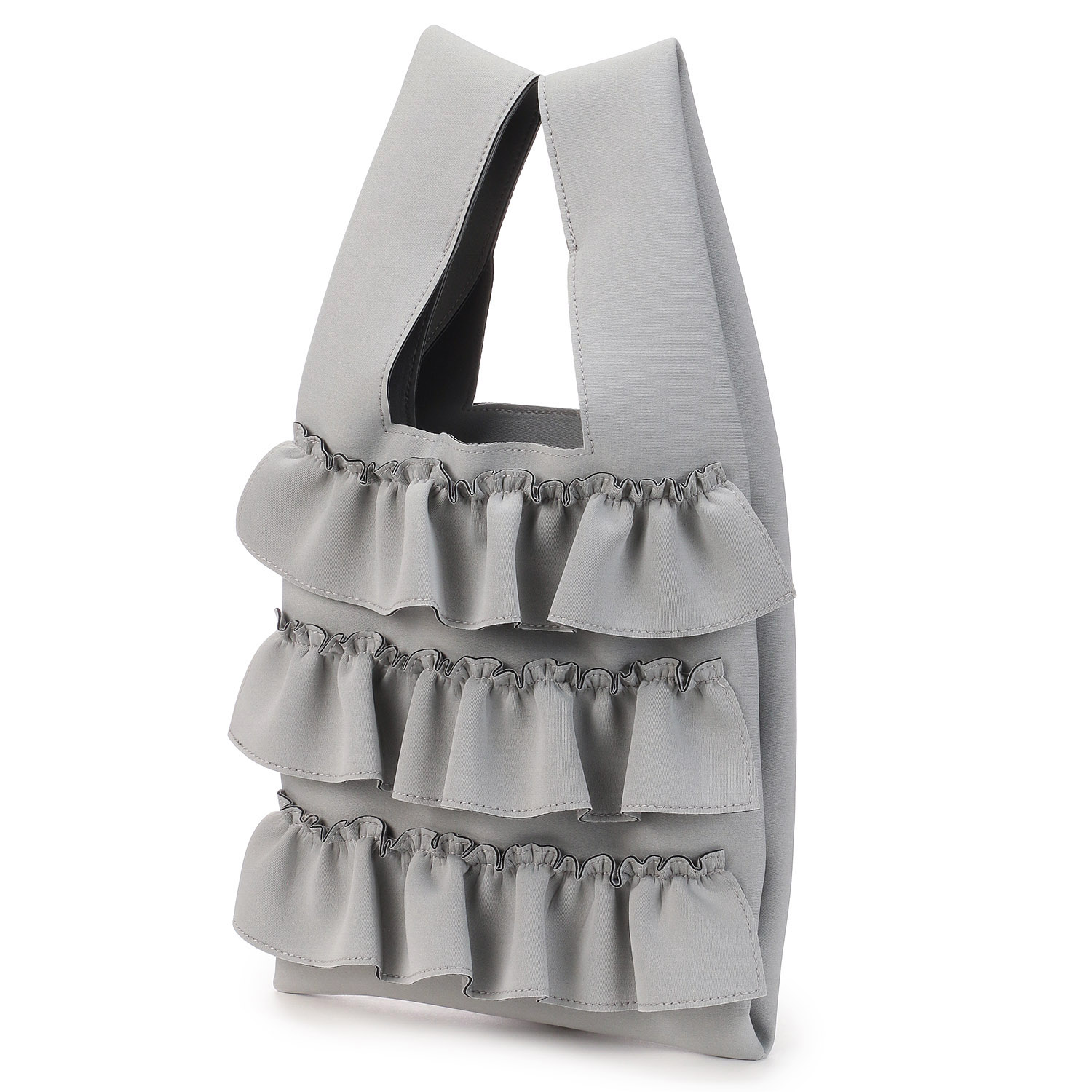 【エトワールオリジナル】ネオプレンフリルくり手バッグ