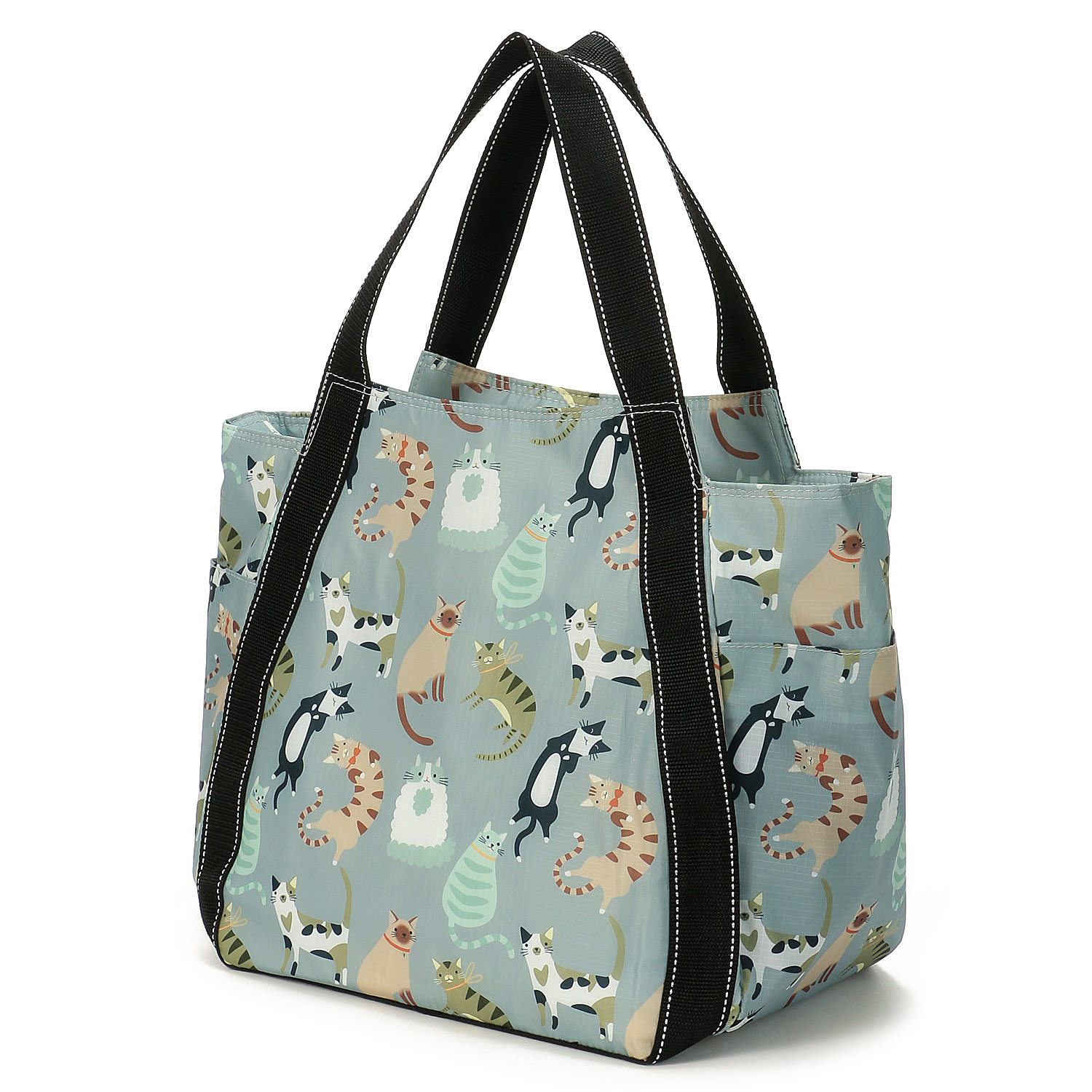 【エトワール別注柄】保冷色々猫柄 バルーン大 - 画像4