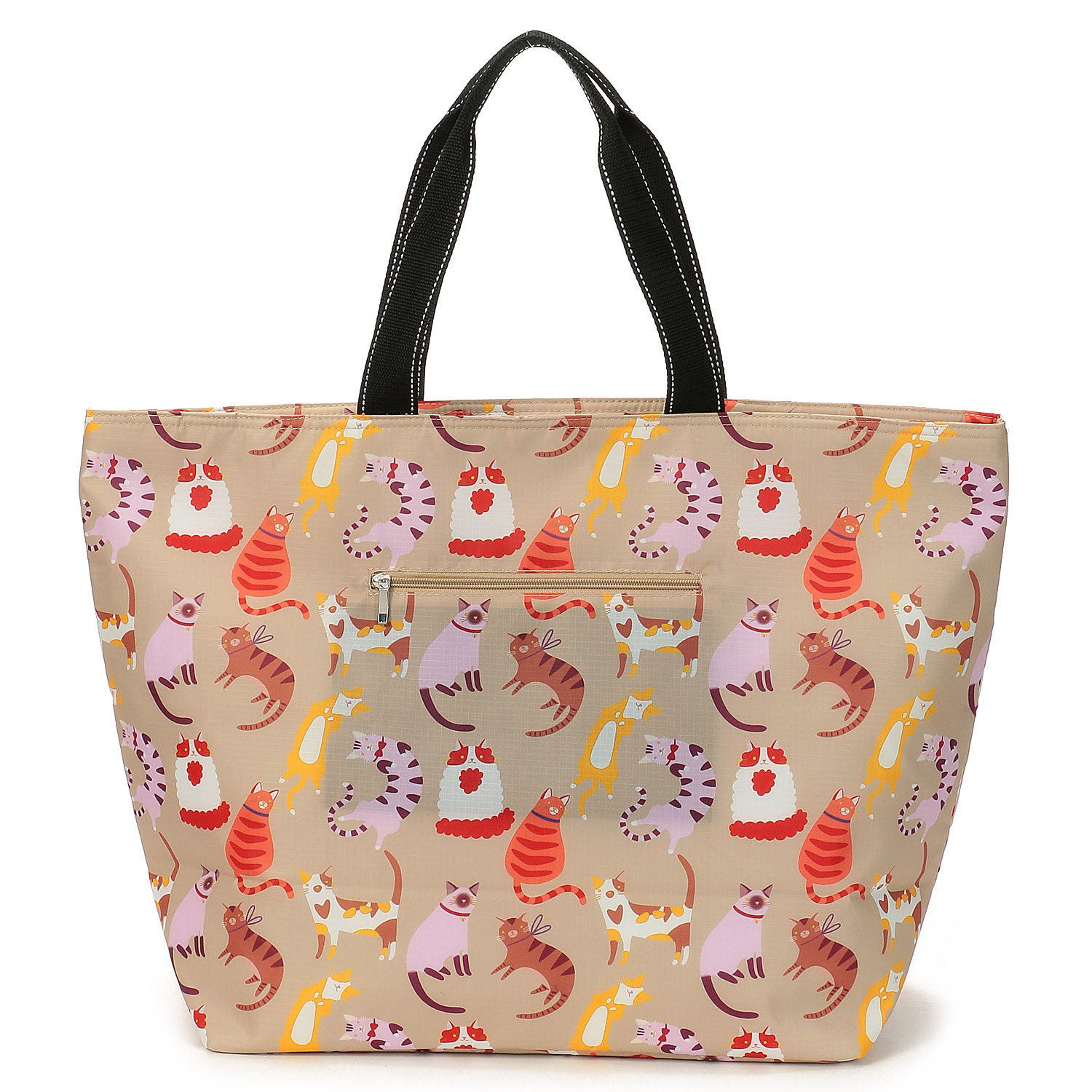 【エトワール別注柄】保冷色々猫柄ビッグトートバッグ - 画像6