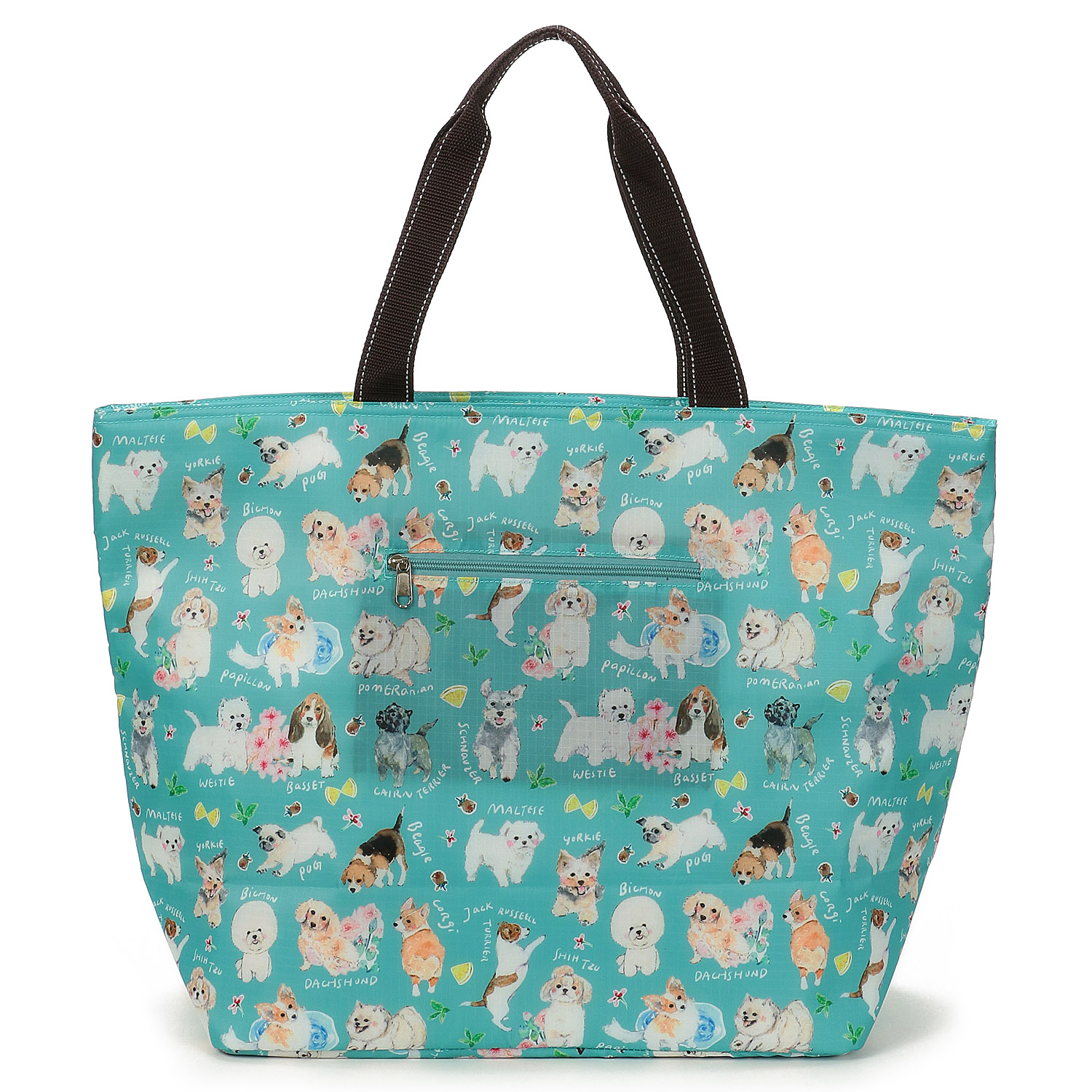 【エトワール別注柄】 保冷色々犬柄ビッグトートバッグ - 画像6