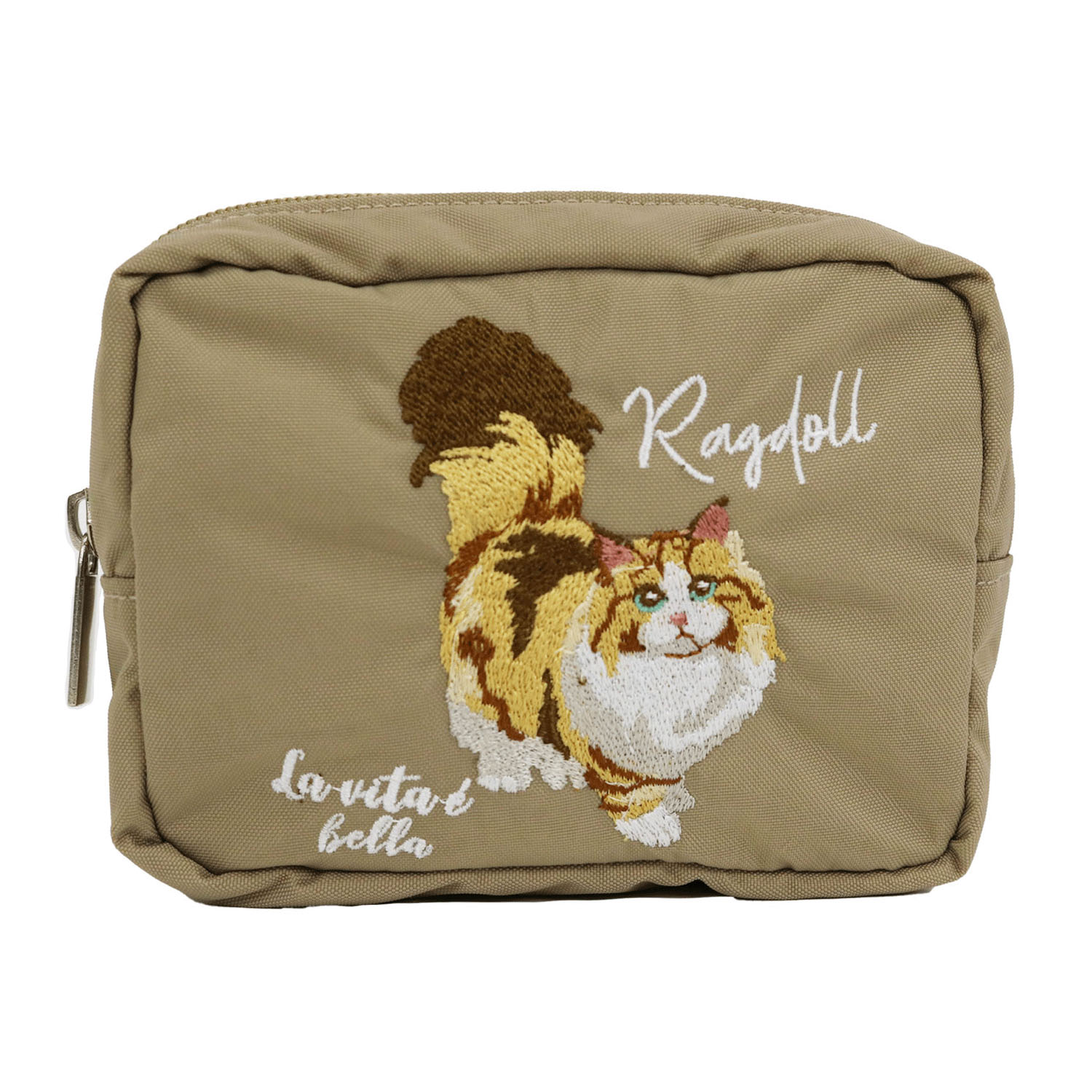 【74－00は在庫限りで終了】アニマル刺繍ポーチ - 画像5