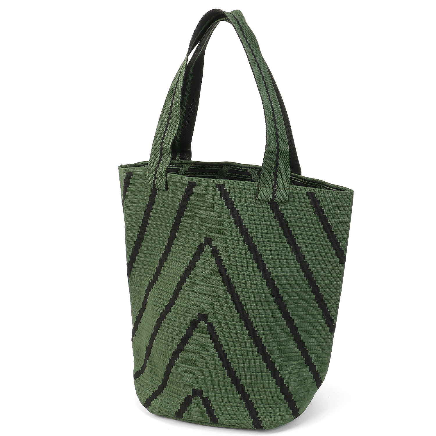 【20－52、24－00、25－00は在庫限りで終了】幾何学柄トートバッグ - 画像4