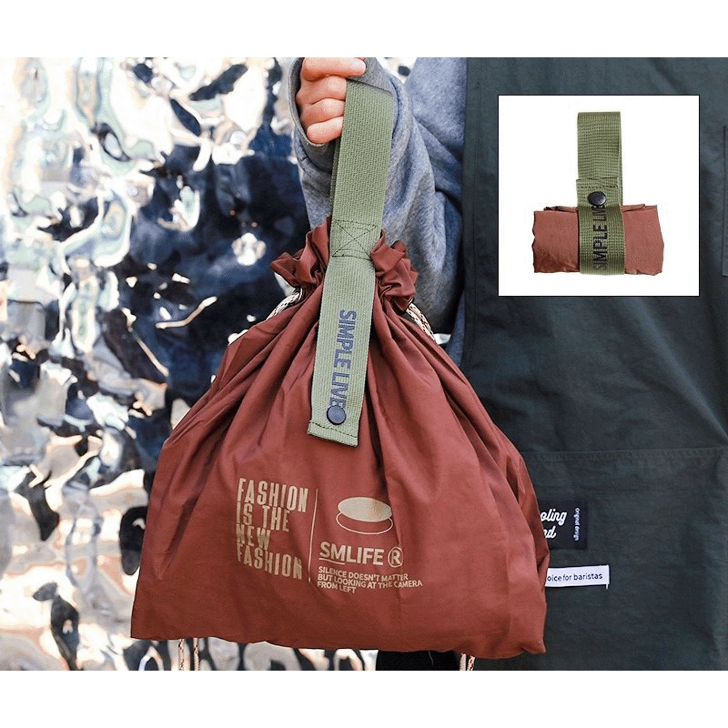 巾着ワンハンドルバッグ - 画像10