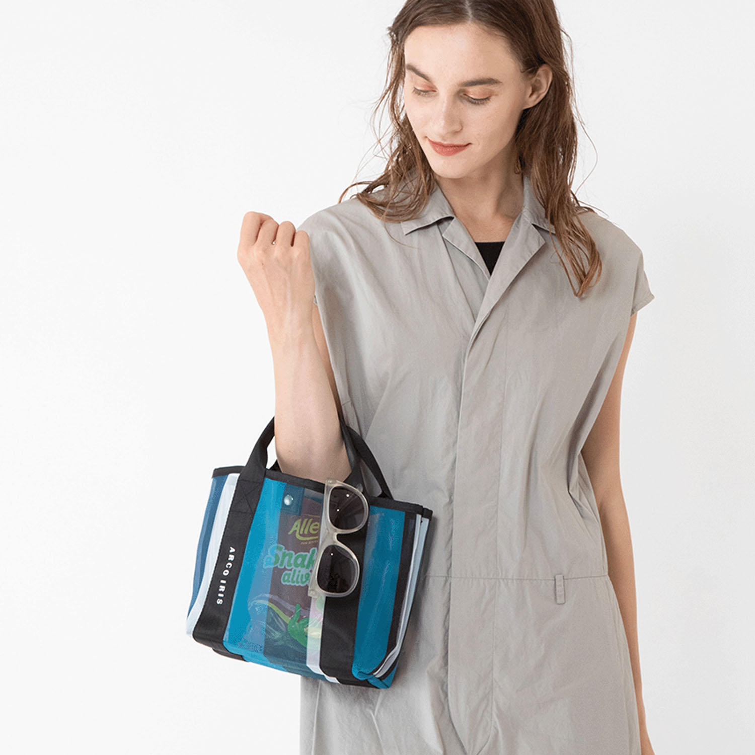 メッシュストライププチバッグ - 画像2