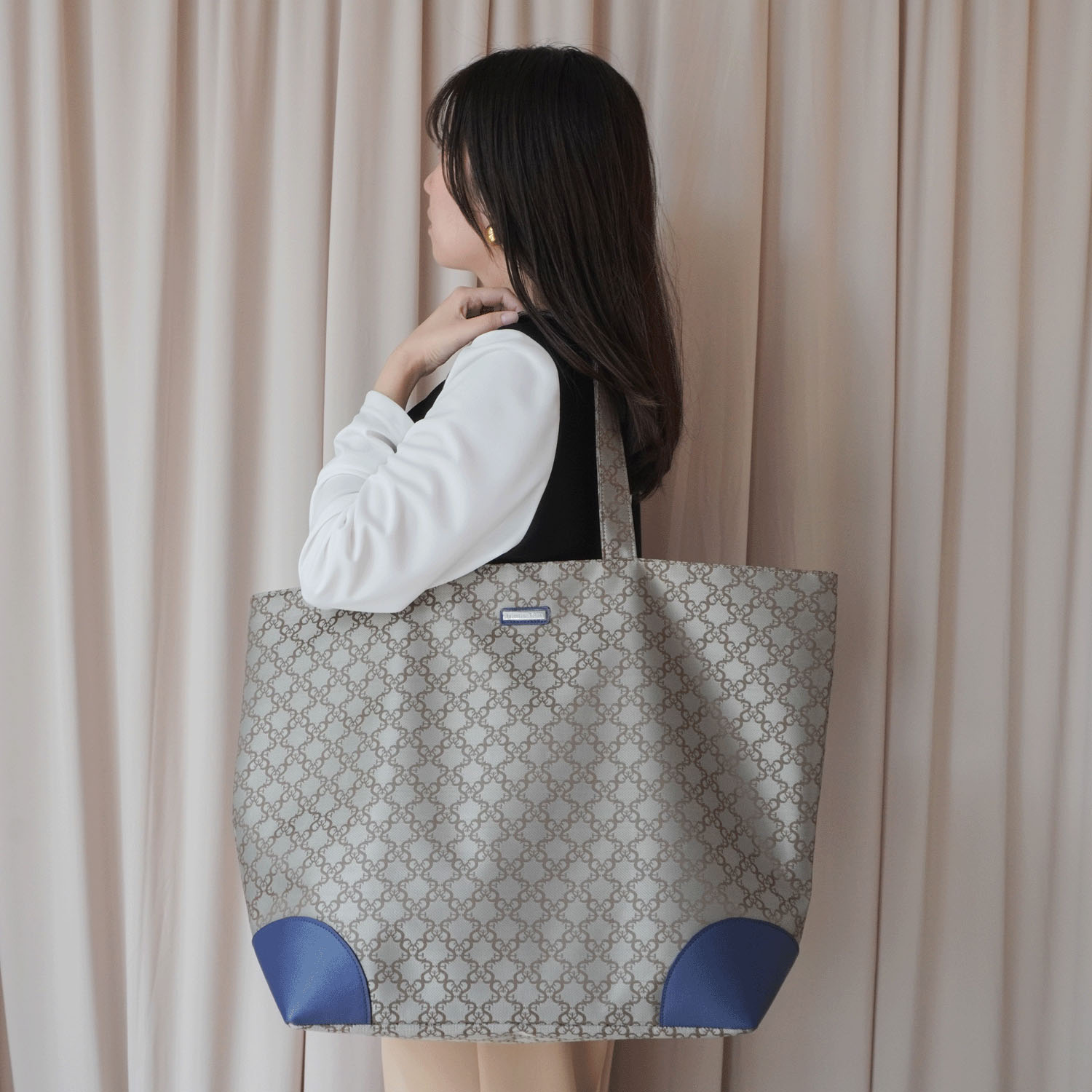 【エトワール別注柄】NEWミストジャカードビッグトートバッグ - 画像2