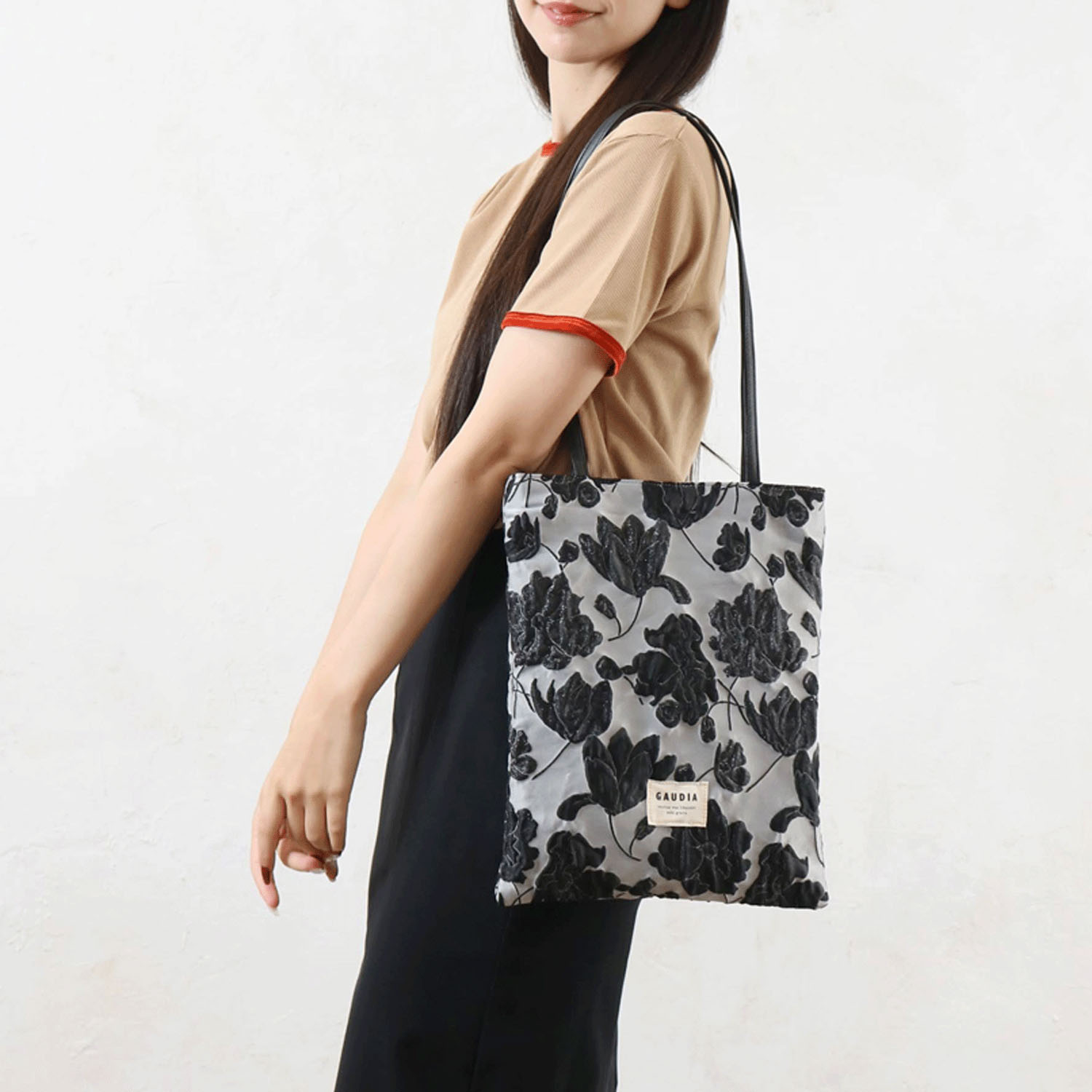 【ピンクは在庫限りで終了】テクスチュールトートバッグ - 画像4