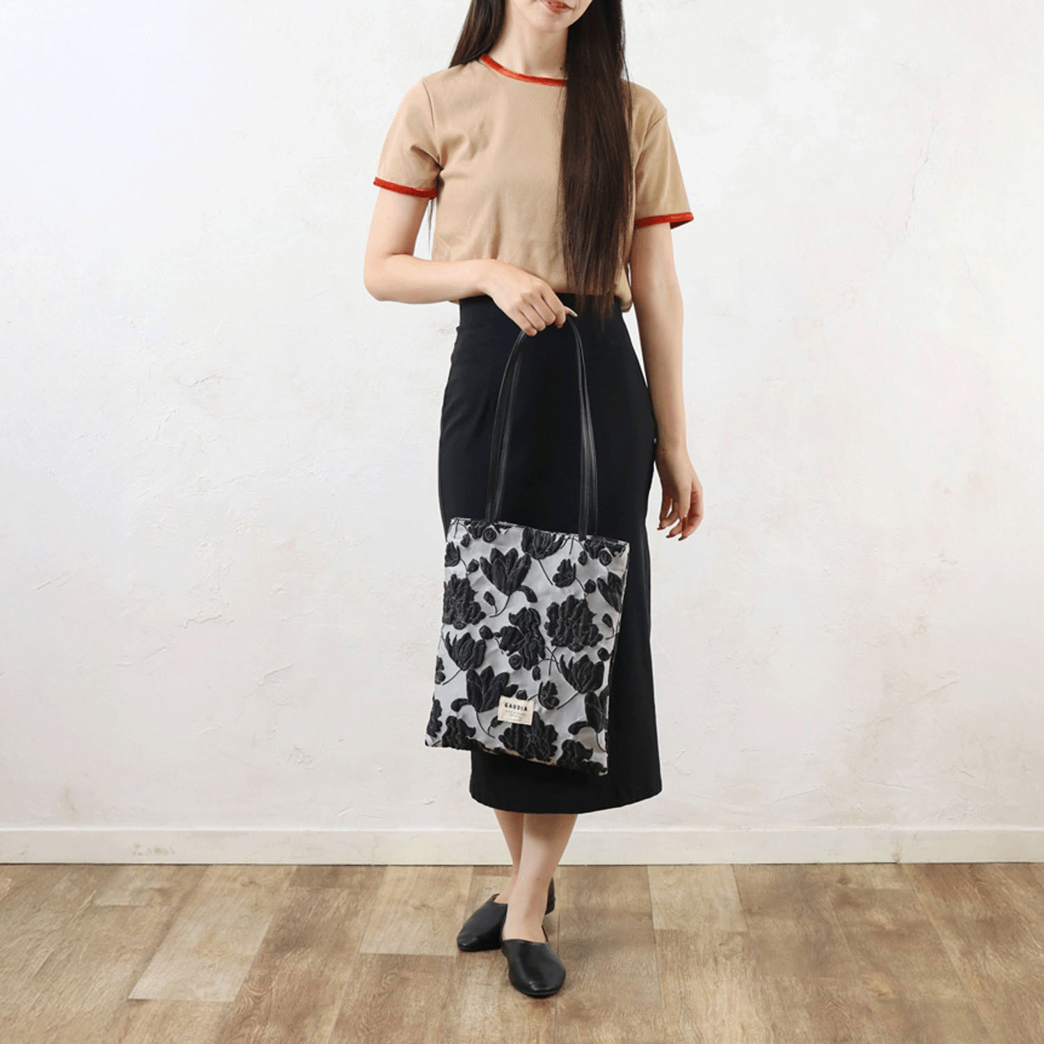 【ピンクは在庫限りで終了】テクスチュールトートバッグ - 画像5