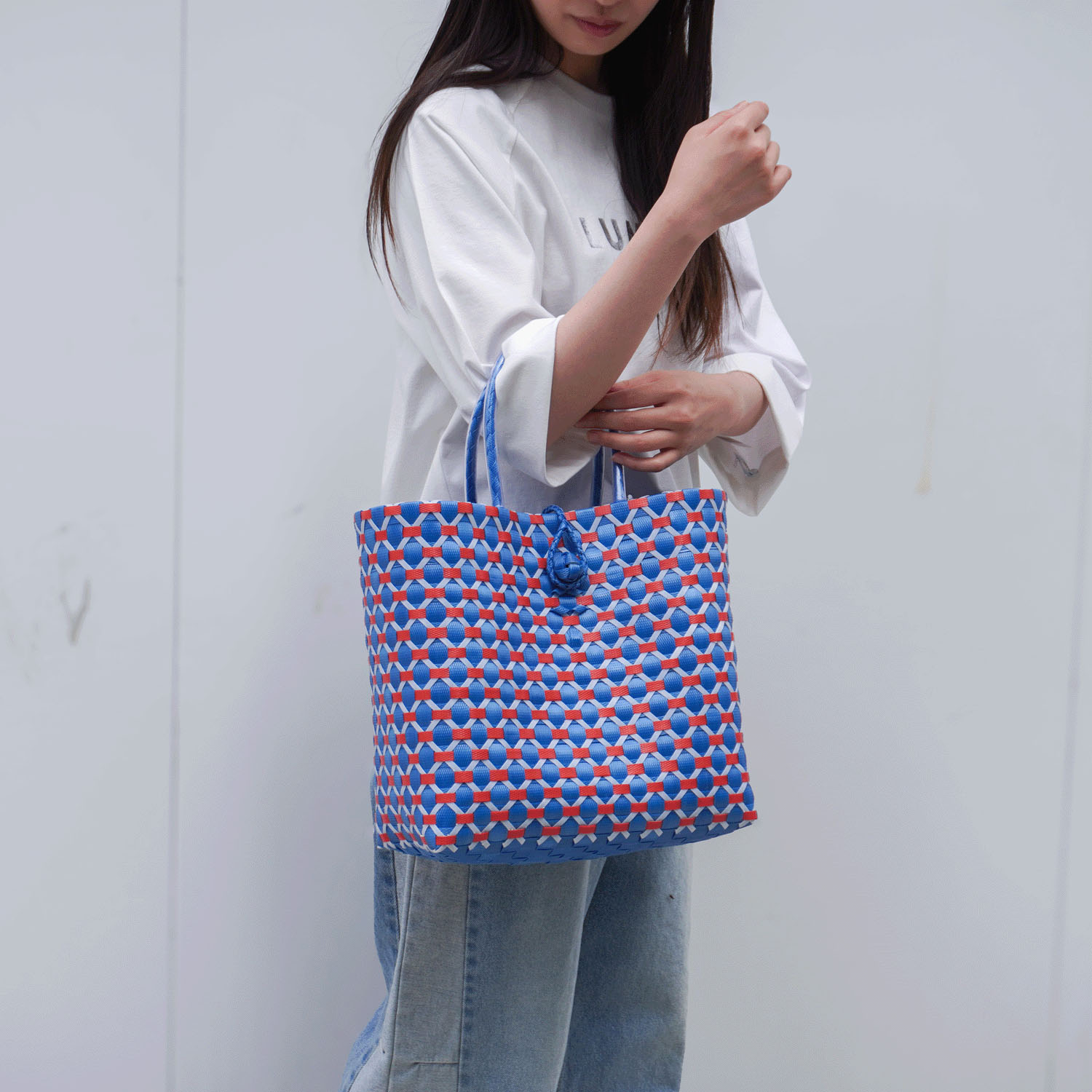 【大人気】パサールバッグ ダイヤ柄