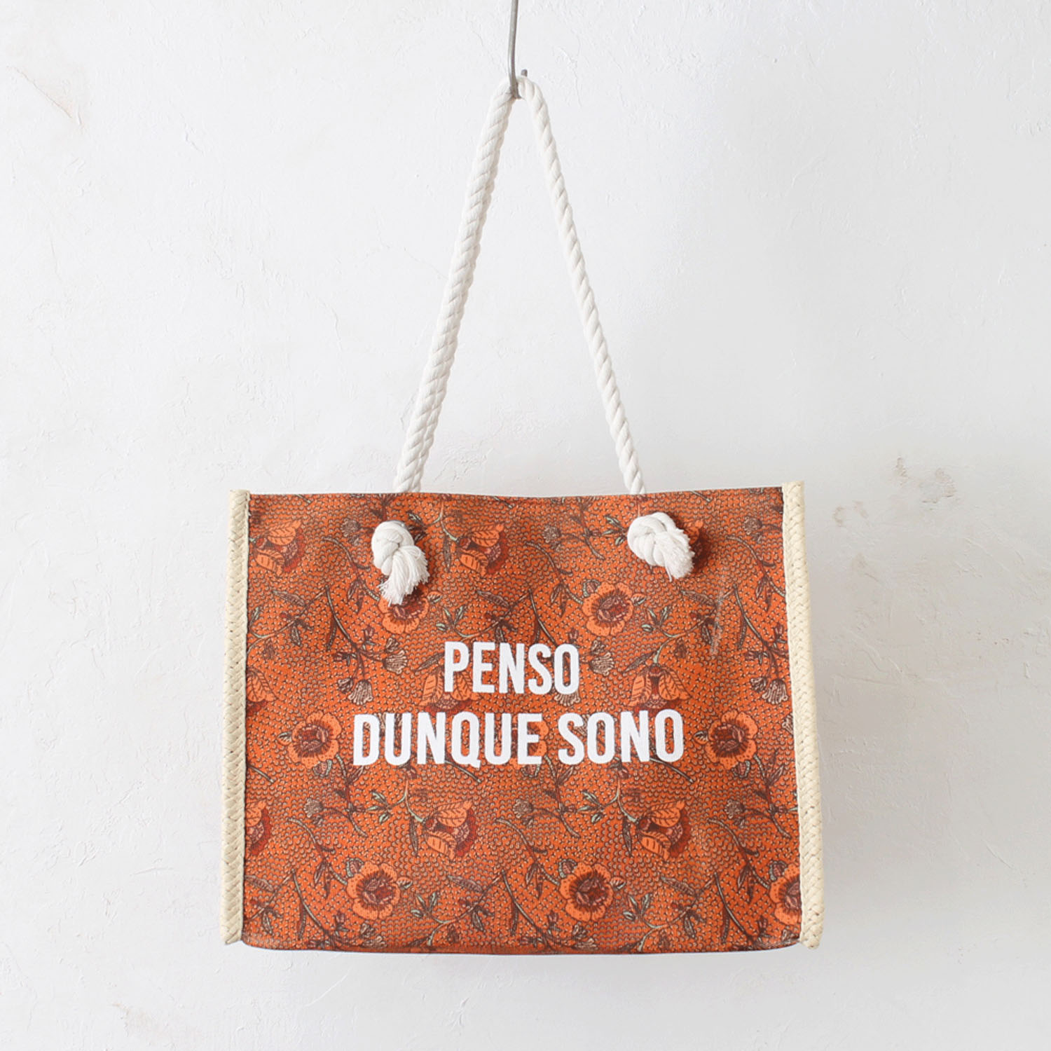 雑材ラタイデアプリントトートバッグ - 画像8