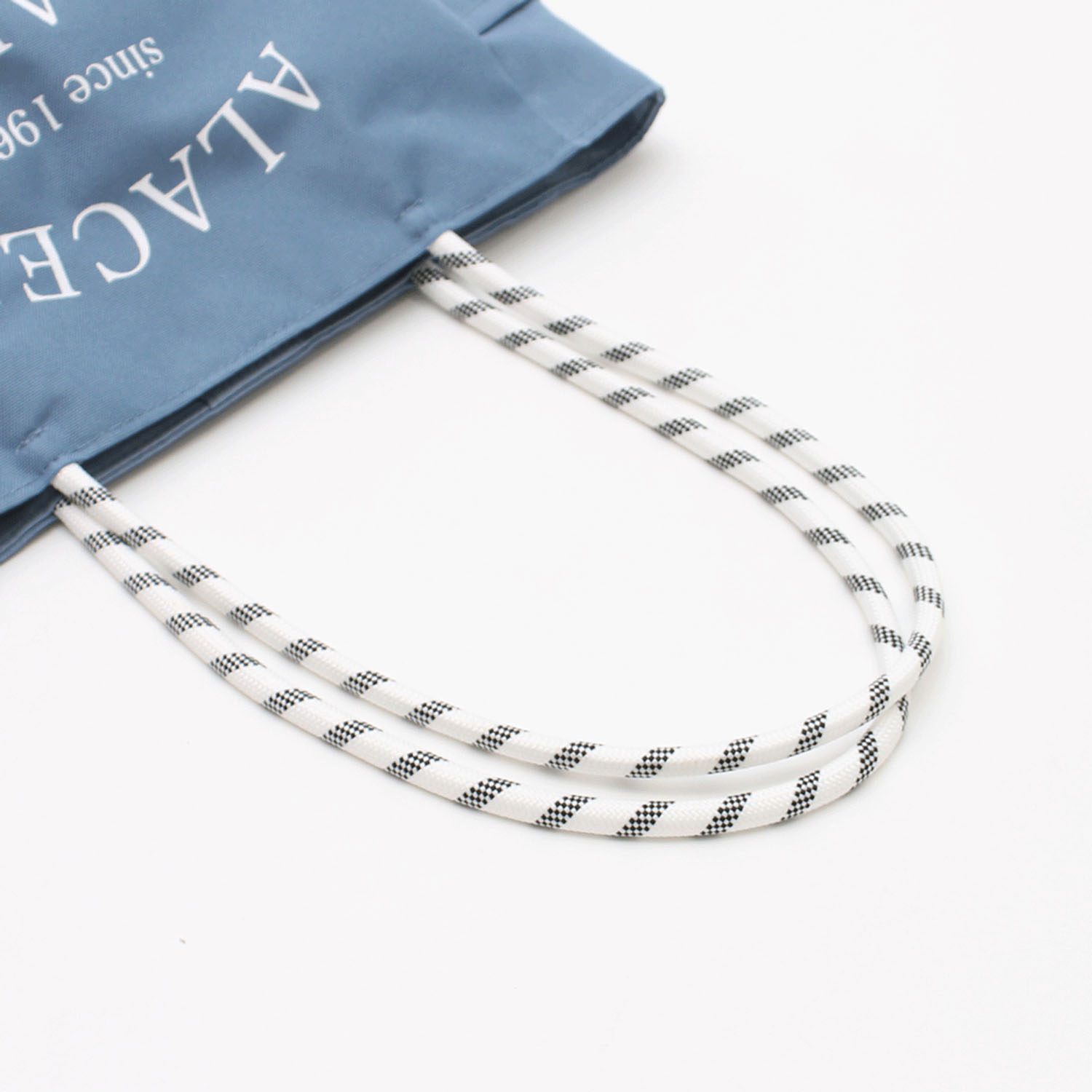 雑材パラロープハンドルロゴトートバッグ - 画像14