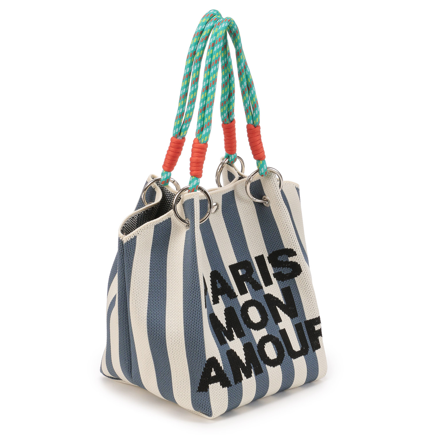 【12－00と15－00はエトワール限定再生産】ロープハンドルニットバッグ - 画像3