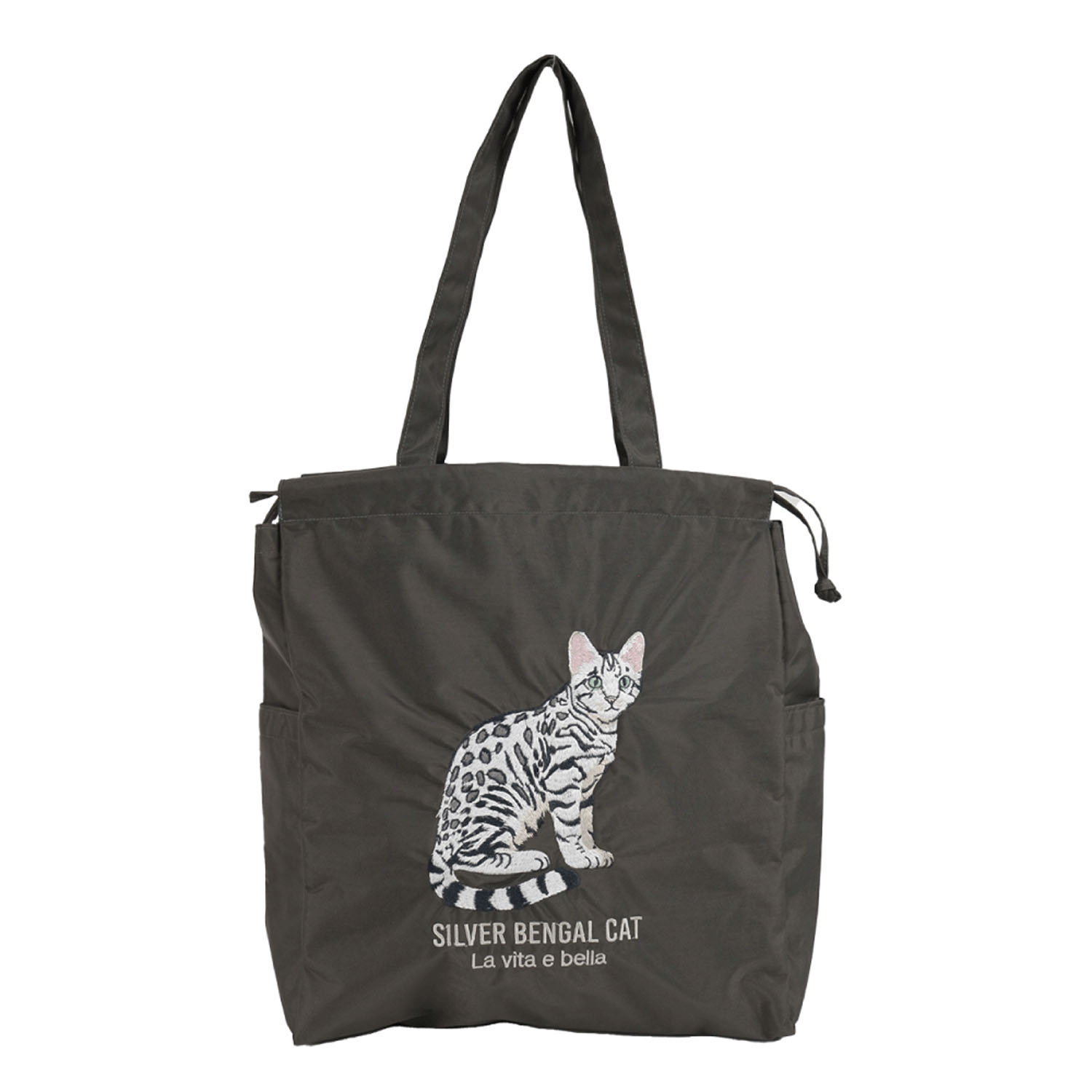 アニマル刺繍巾着型トートバッグ - 画像7