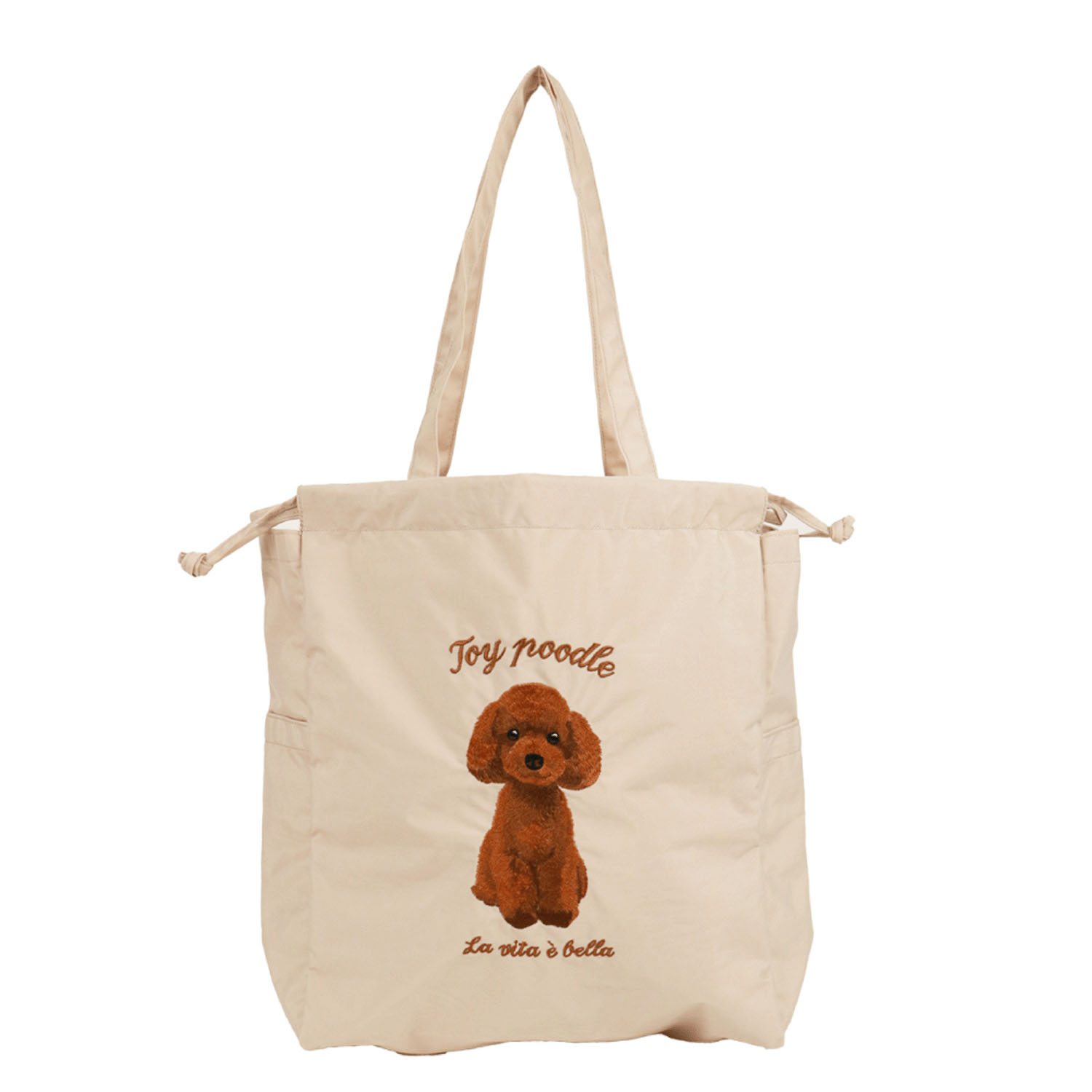 アニマル刺繍巾着型トートバッグ - 画像8