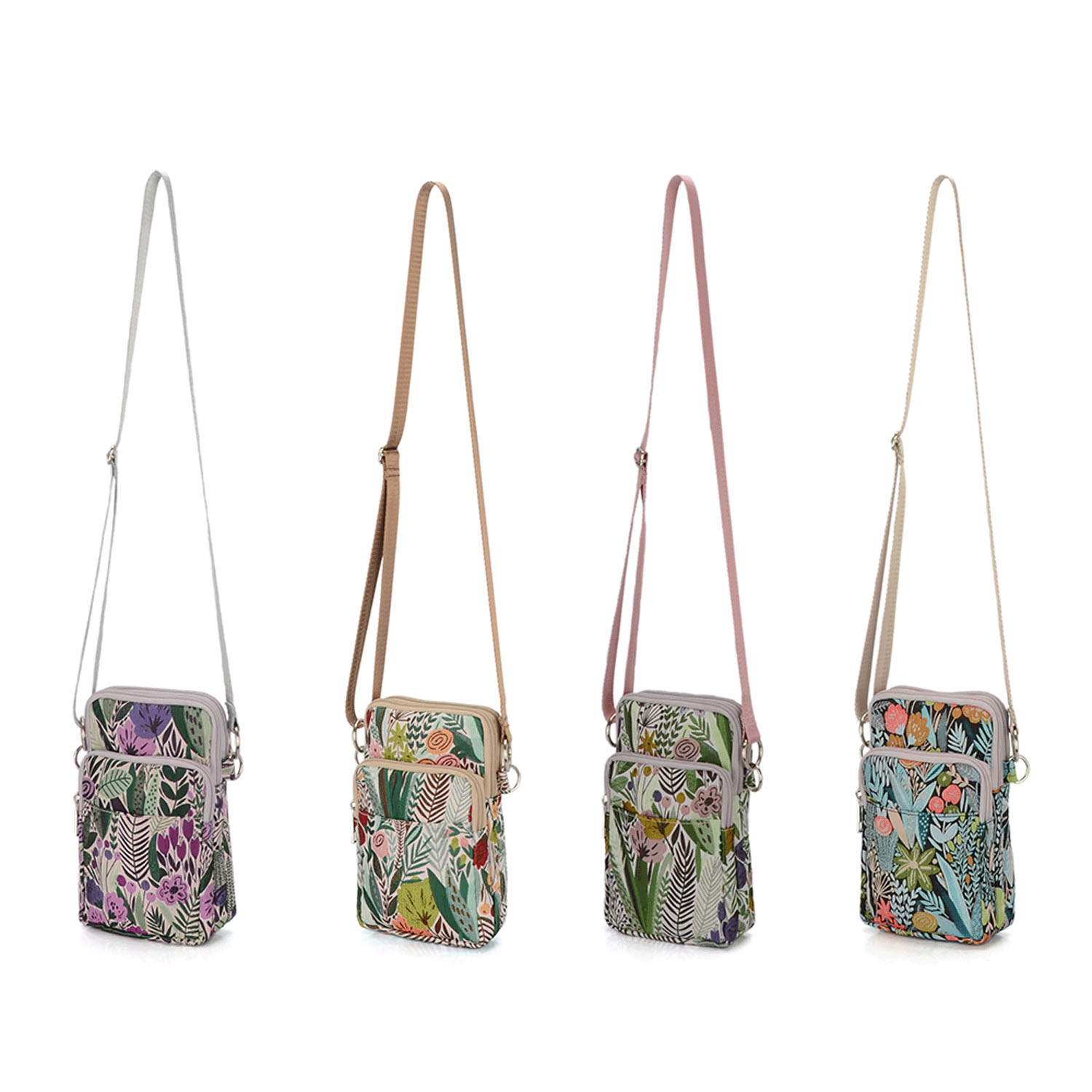 ボタニカル柄ミニショルダーバッグ - 画像1