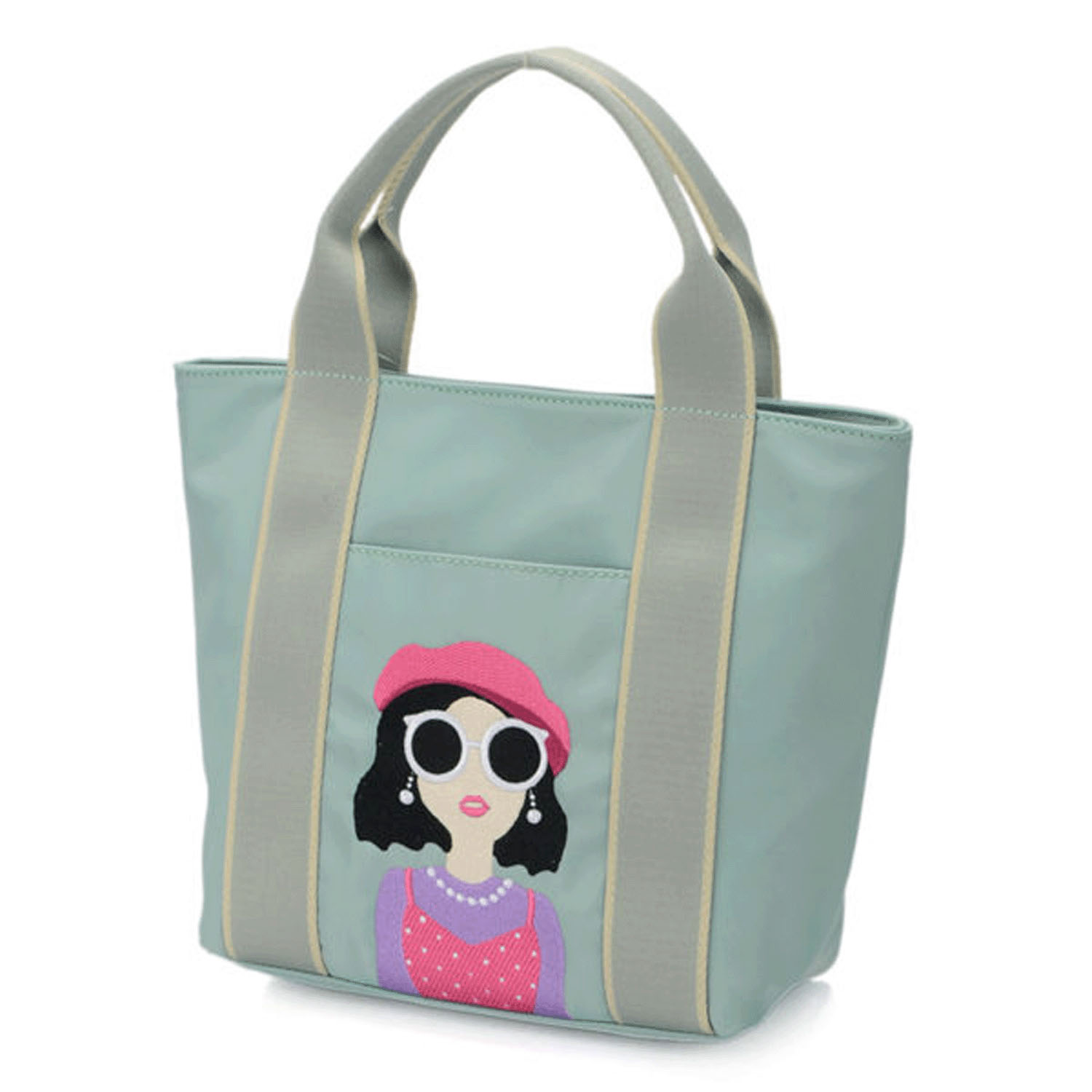 女の子刺繍バッグ - 画像3