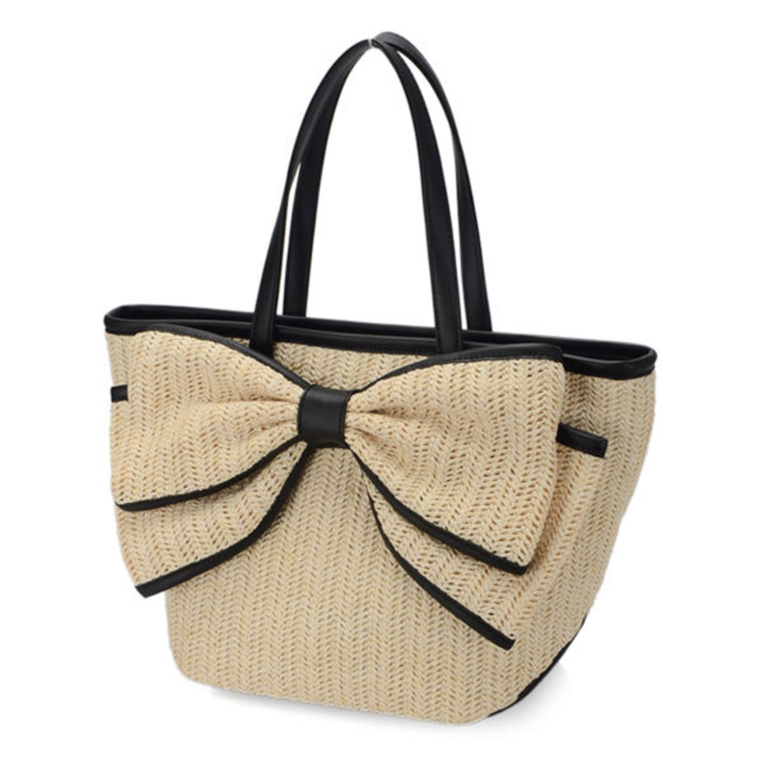 PPメッシュリボン付きトートバッグ - 画像3