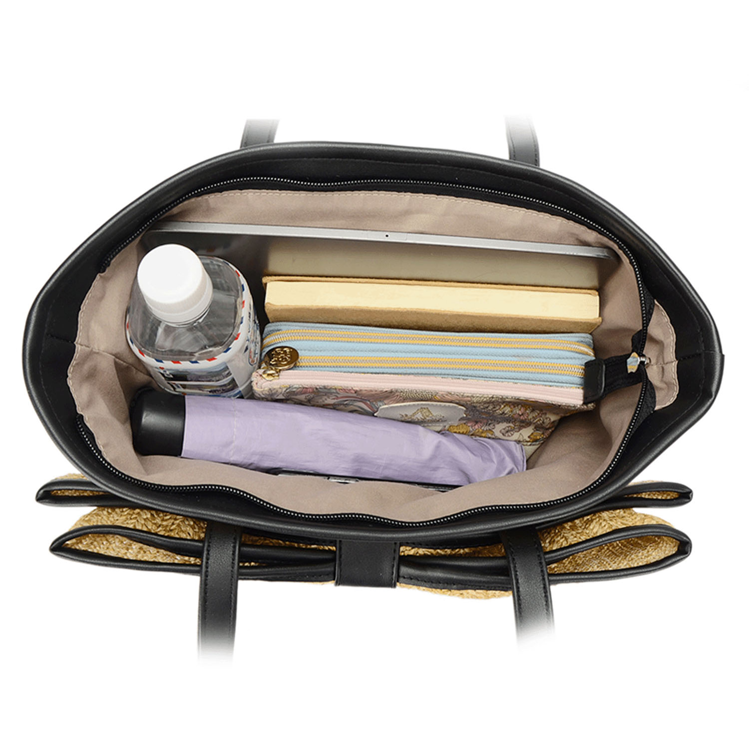 PPメッシュリボン付きトートバッグ - 画像7