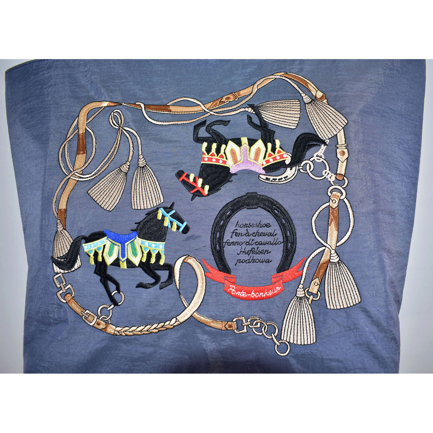 馬刺繍保冷トートバッグ大 - 画像3