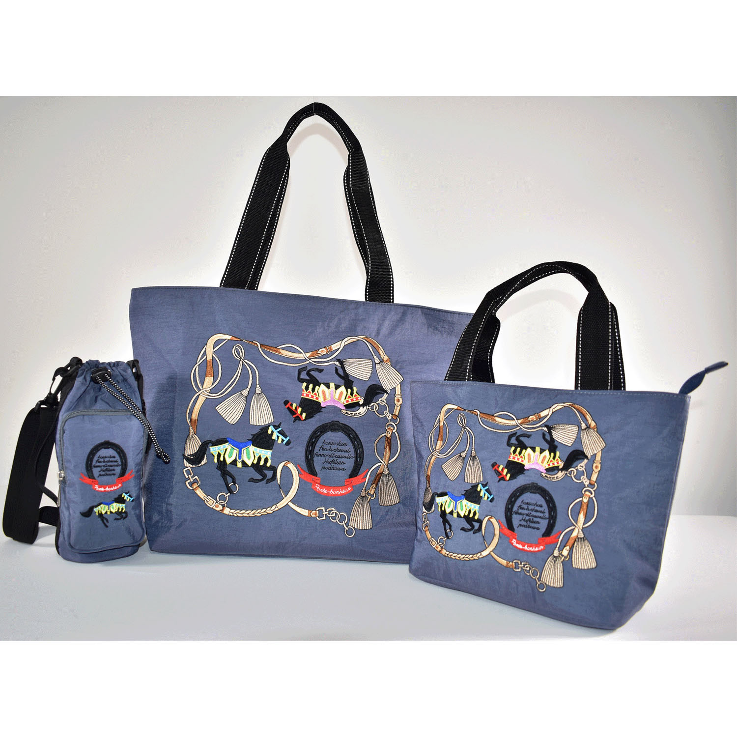 馬刺繍保冷トートバッグ大 - 画像8