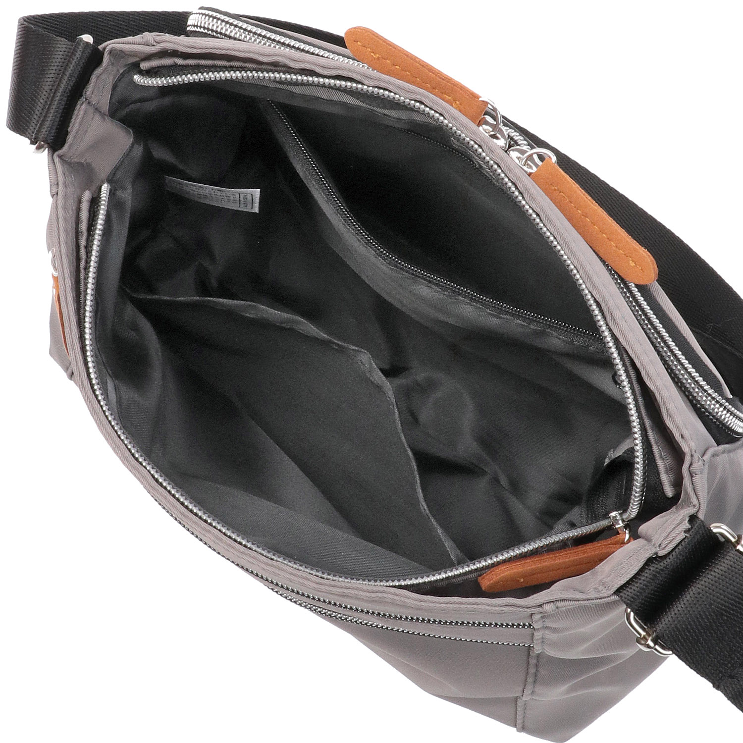 シンプル多機能ショルダーバッグ 横型 - 画像4